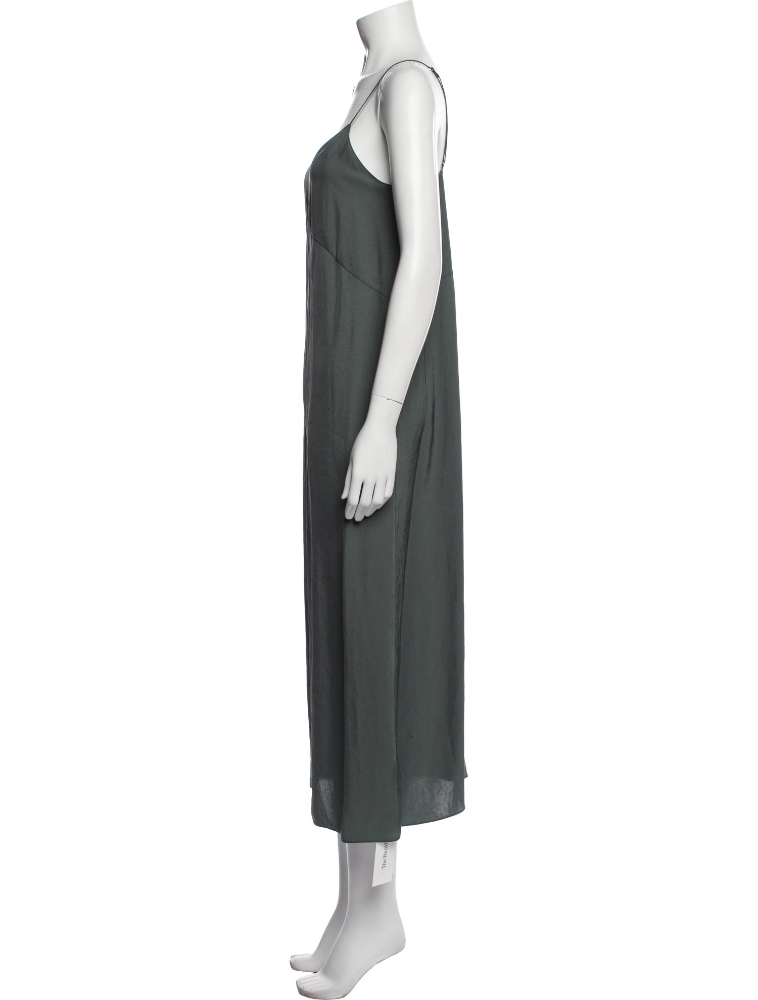 Tibi V-Neck Long Dress