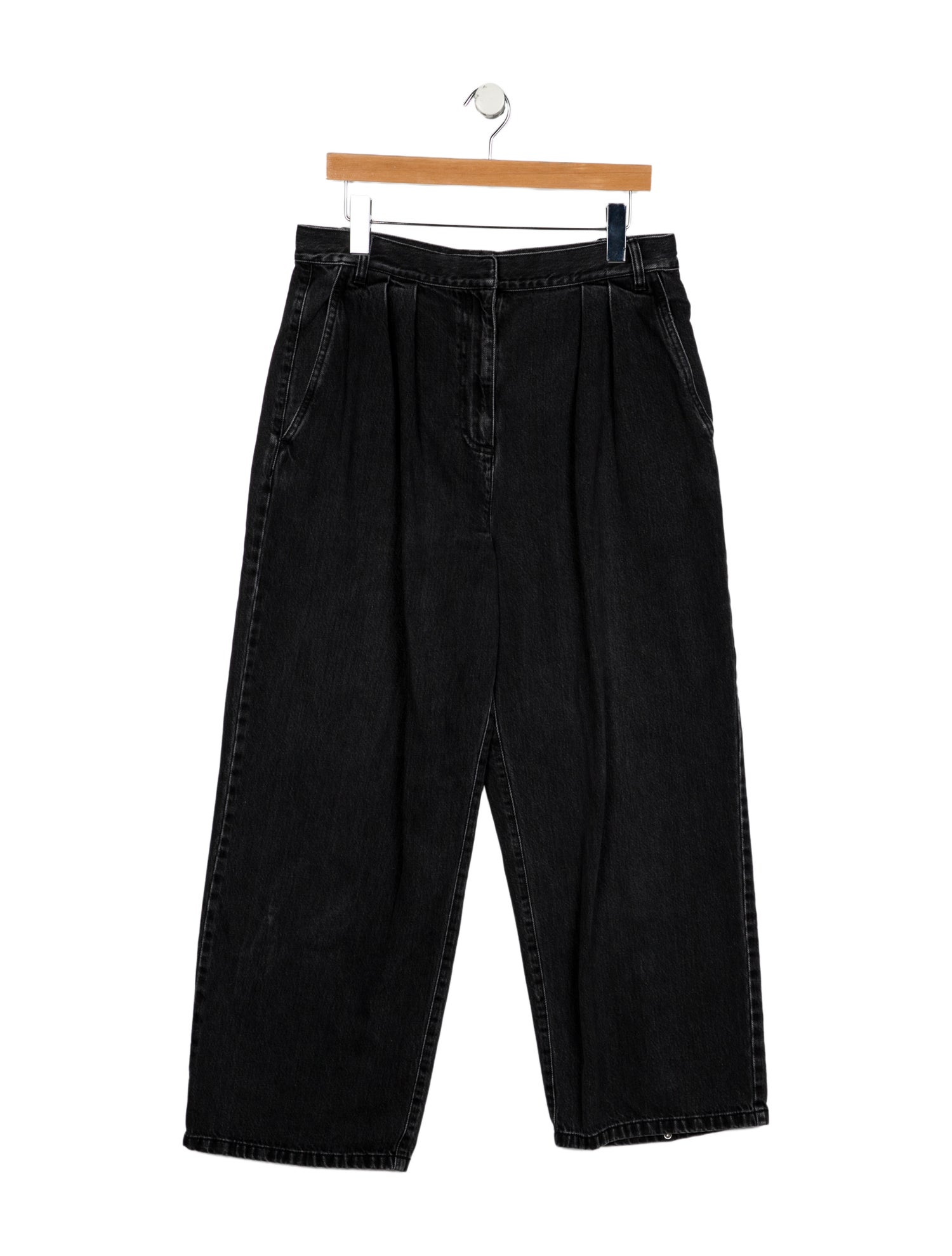 Tibi High-Rise Wide Leg Jeans