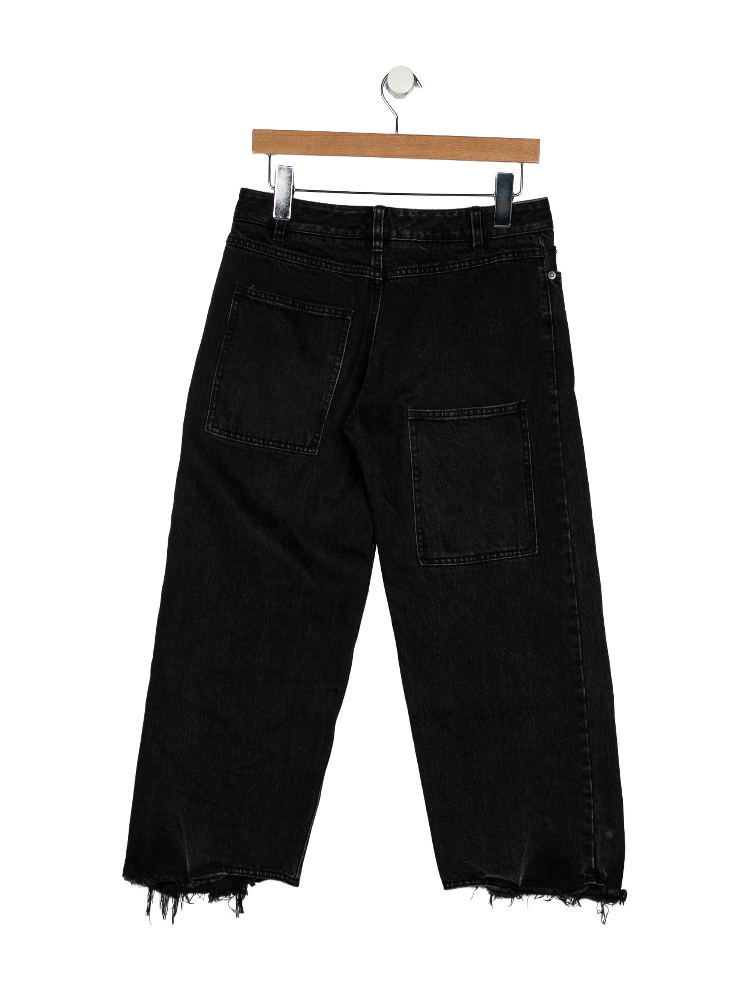 Tibi Mid-Rise Wide Leg Jeans