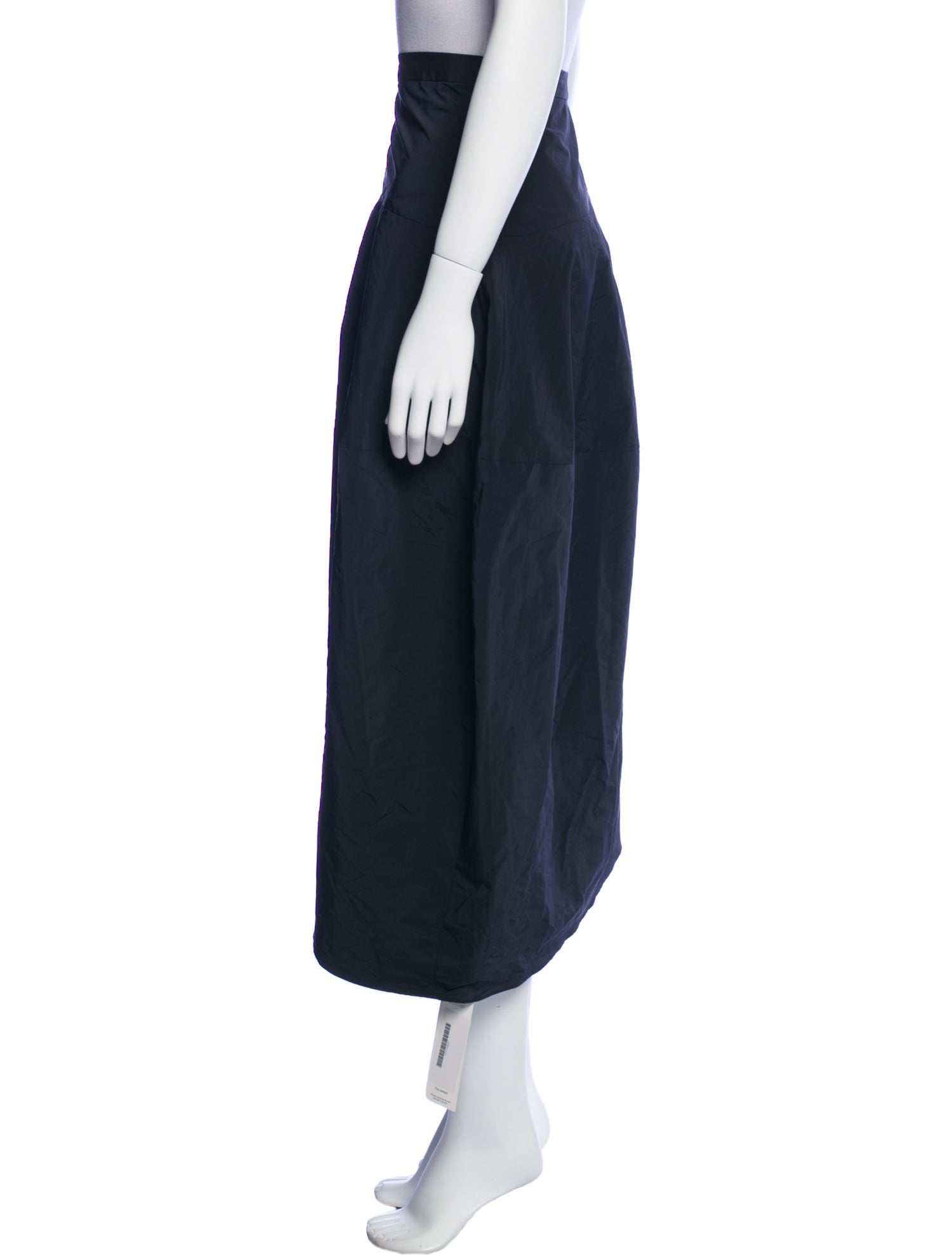 Tibi Pleated Accents Midi Length Skirt