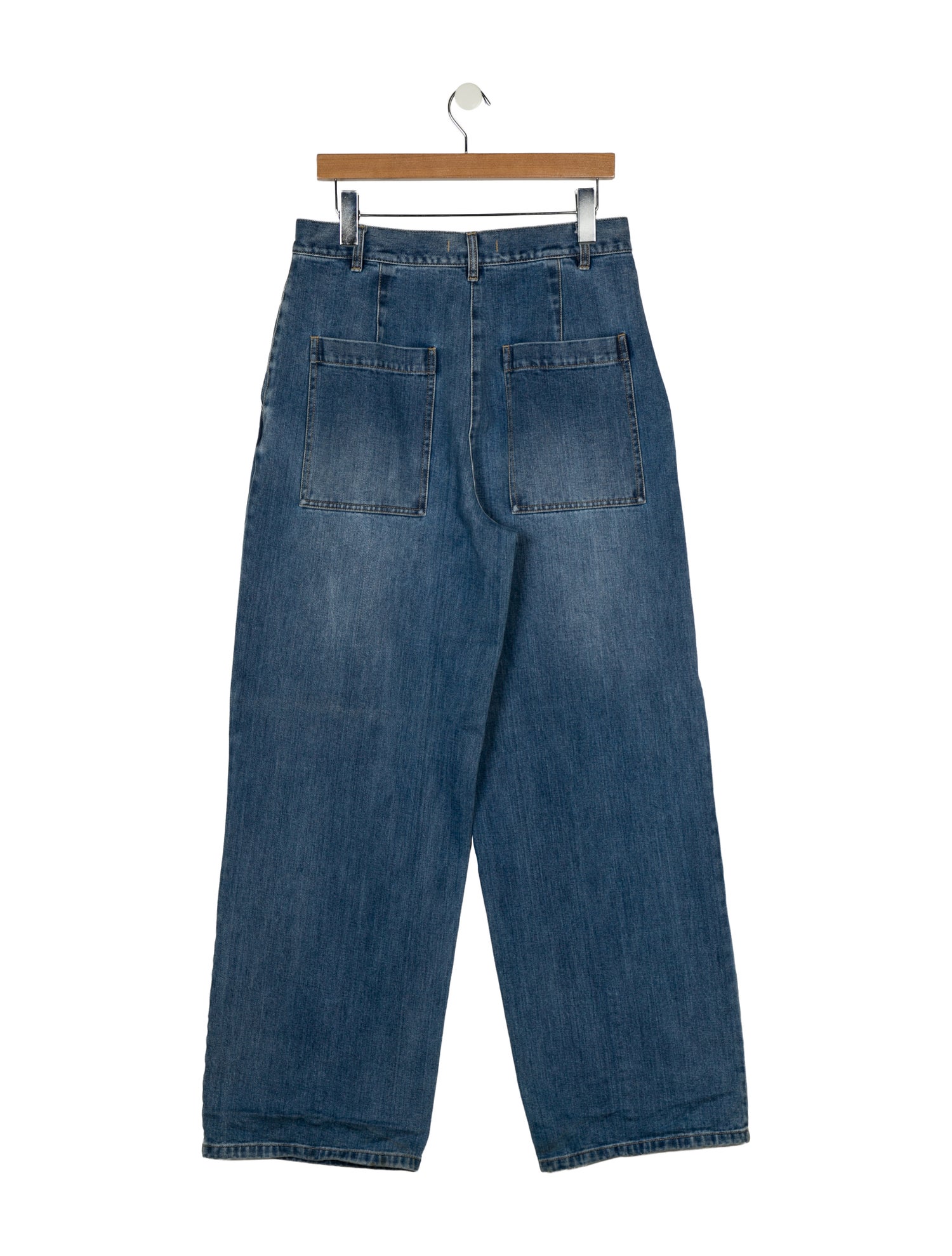 Tibi High-Rise Wide Leg Jeans