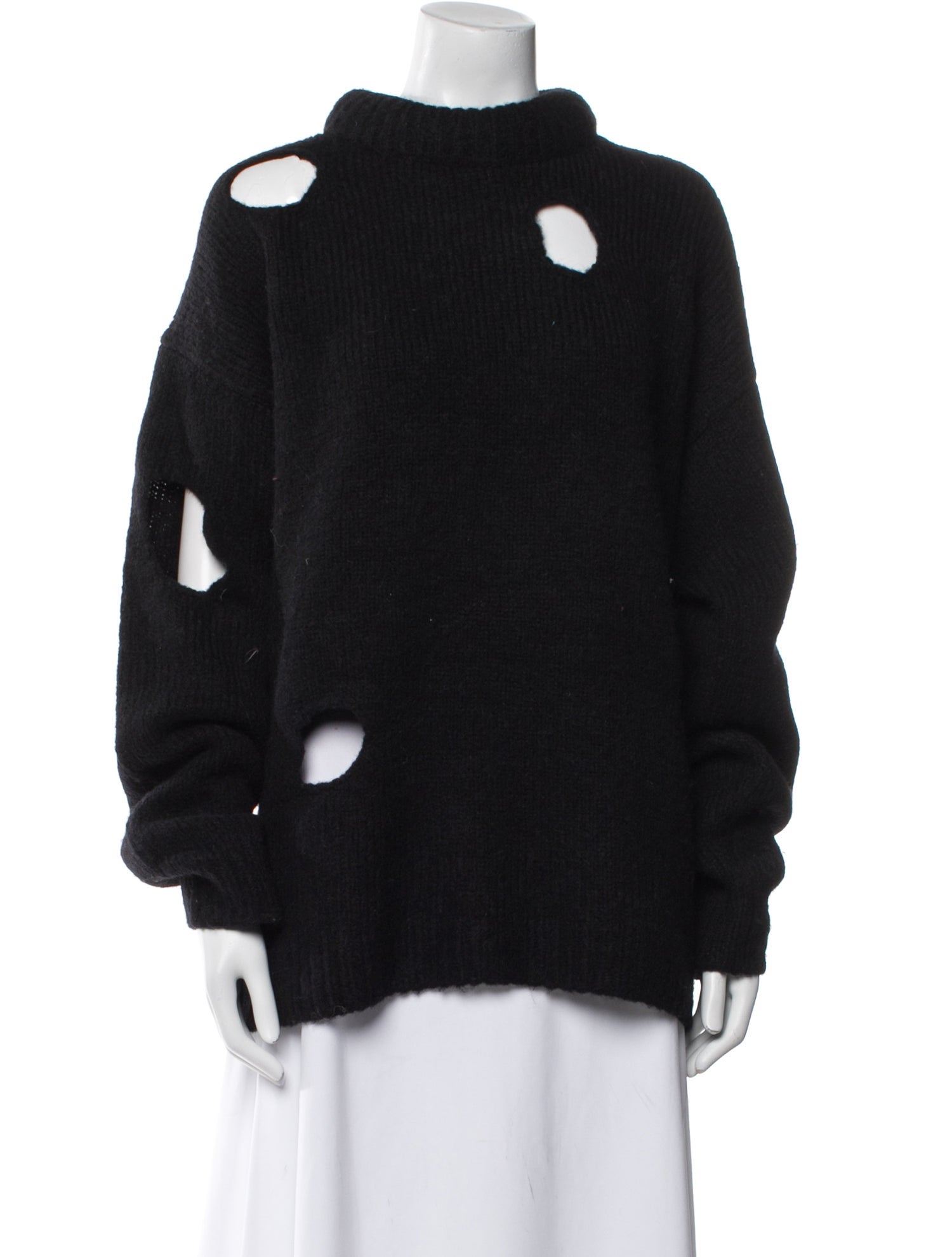 Tibi Mock Neck Sweater