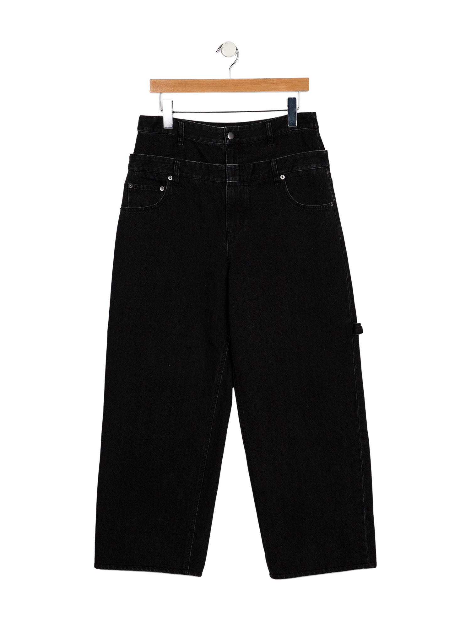 Tibi High-Rise Wide Leg Jeans