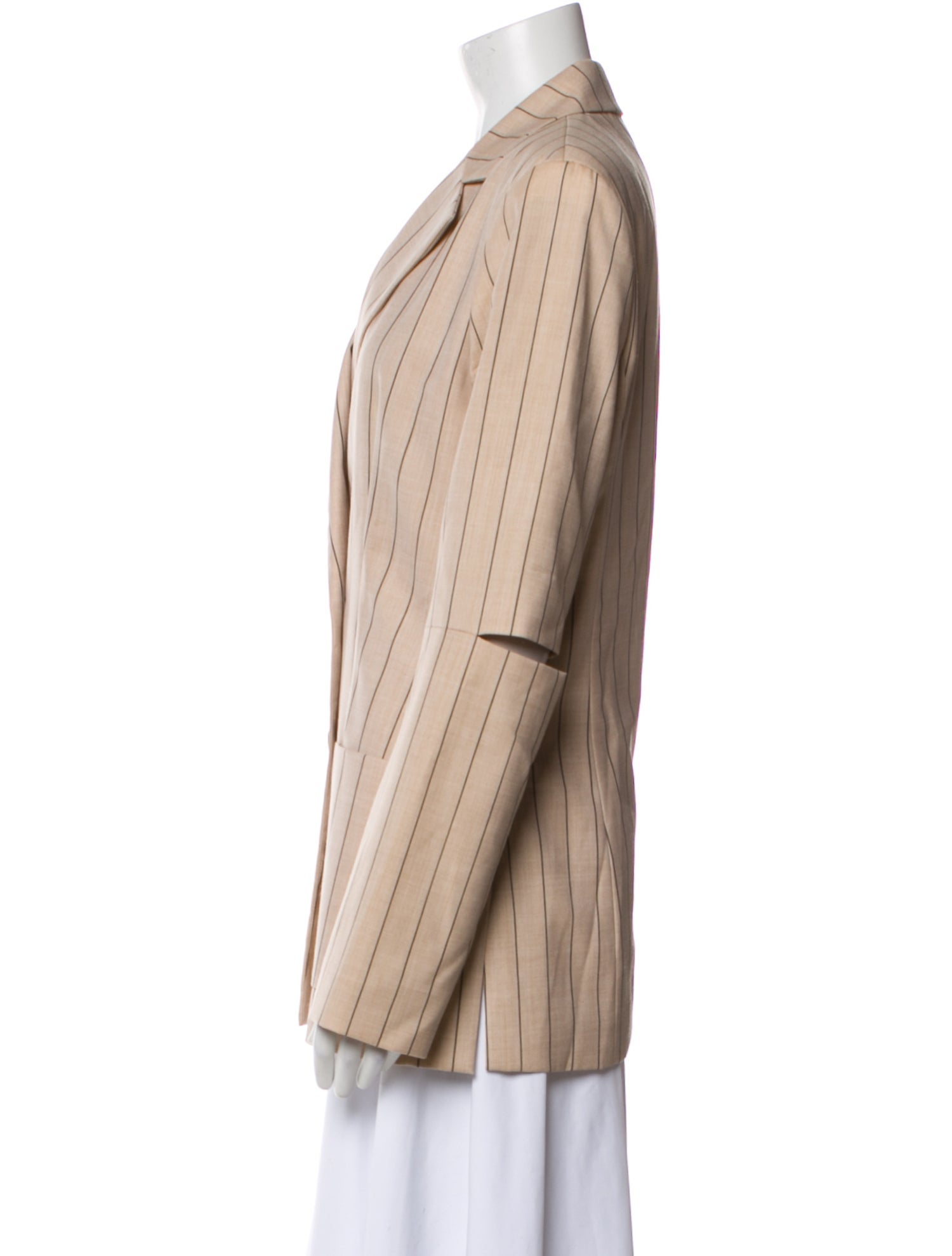 Tibi Wool Striped Blazer