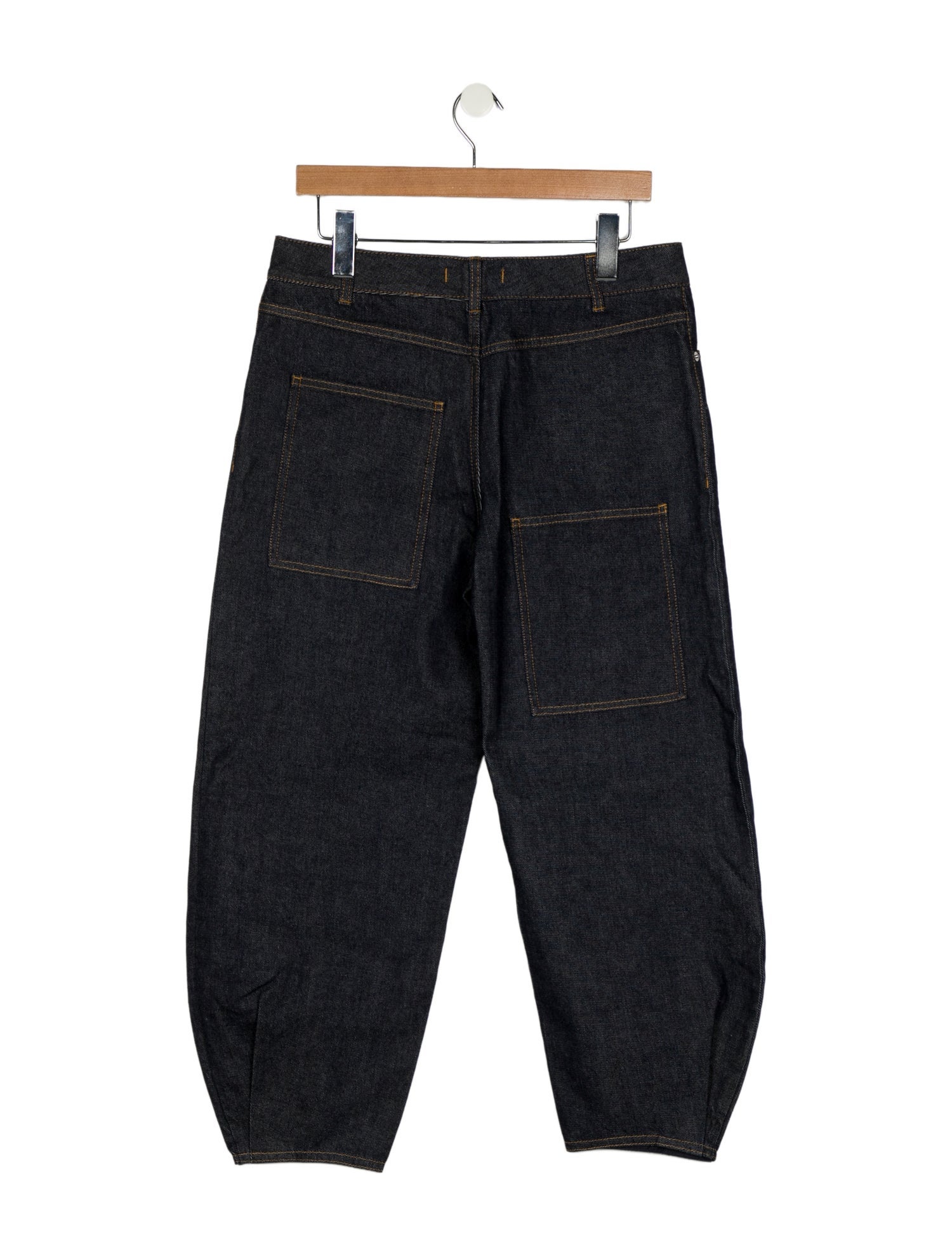 Tibi Mid-Rise Straight Leg Jeans