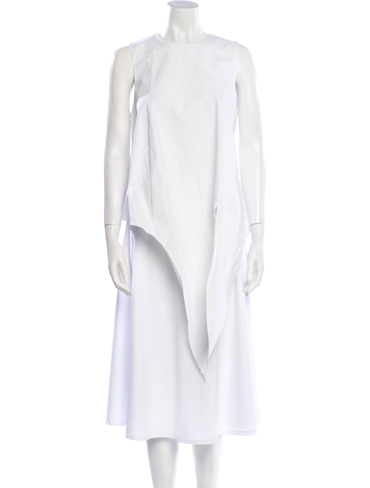 Tibi Crew Neck Sleeveless Tunic