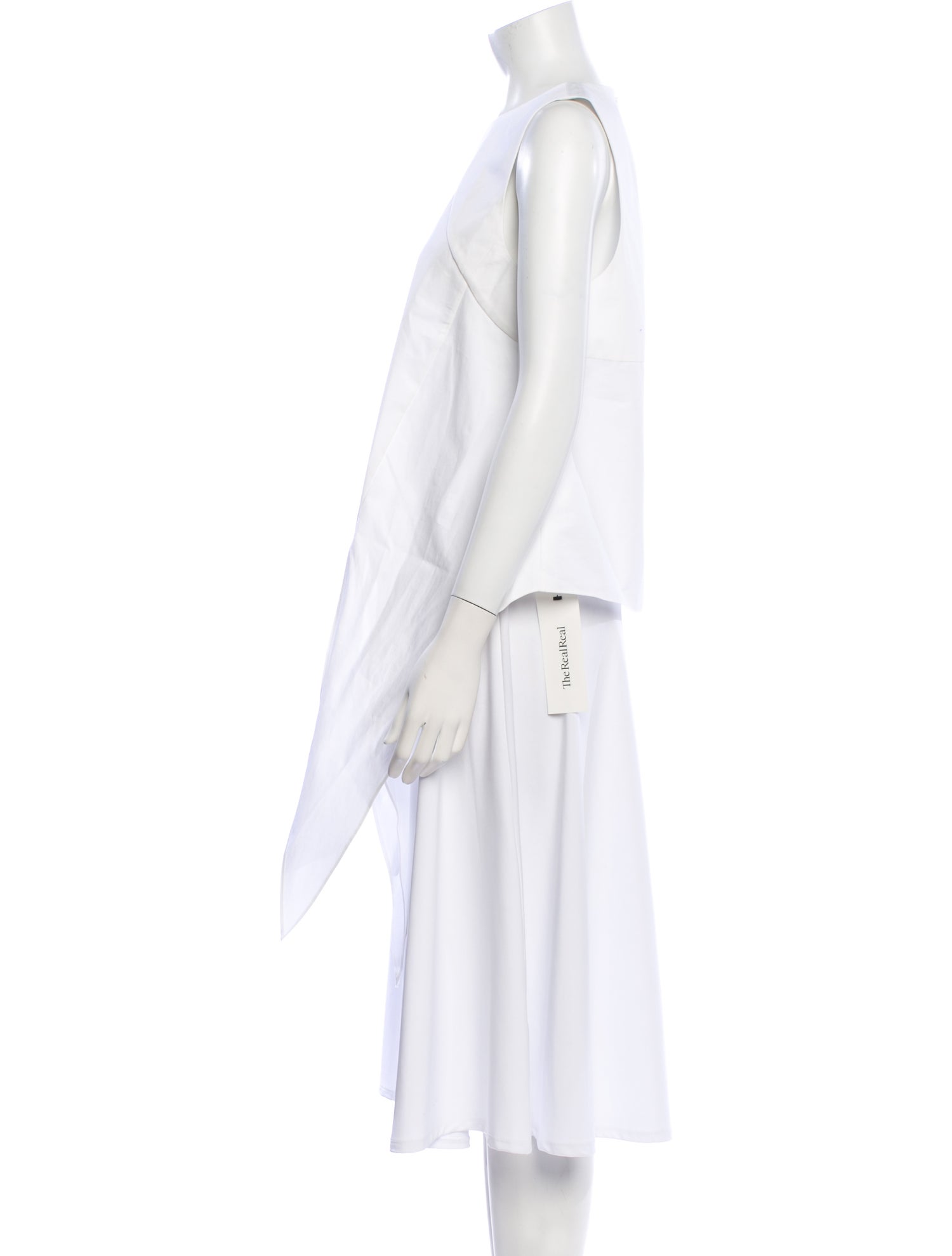 Tibi Crew Neck Sleeveless Tunic