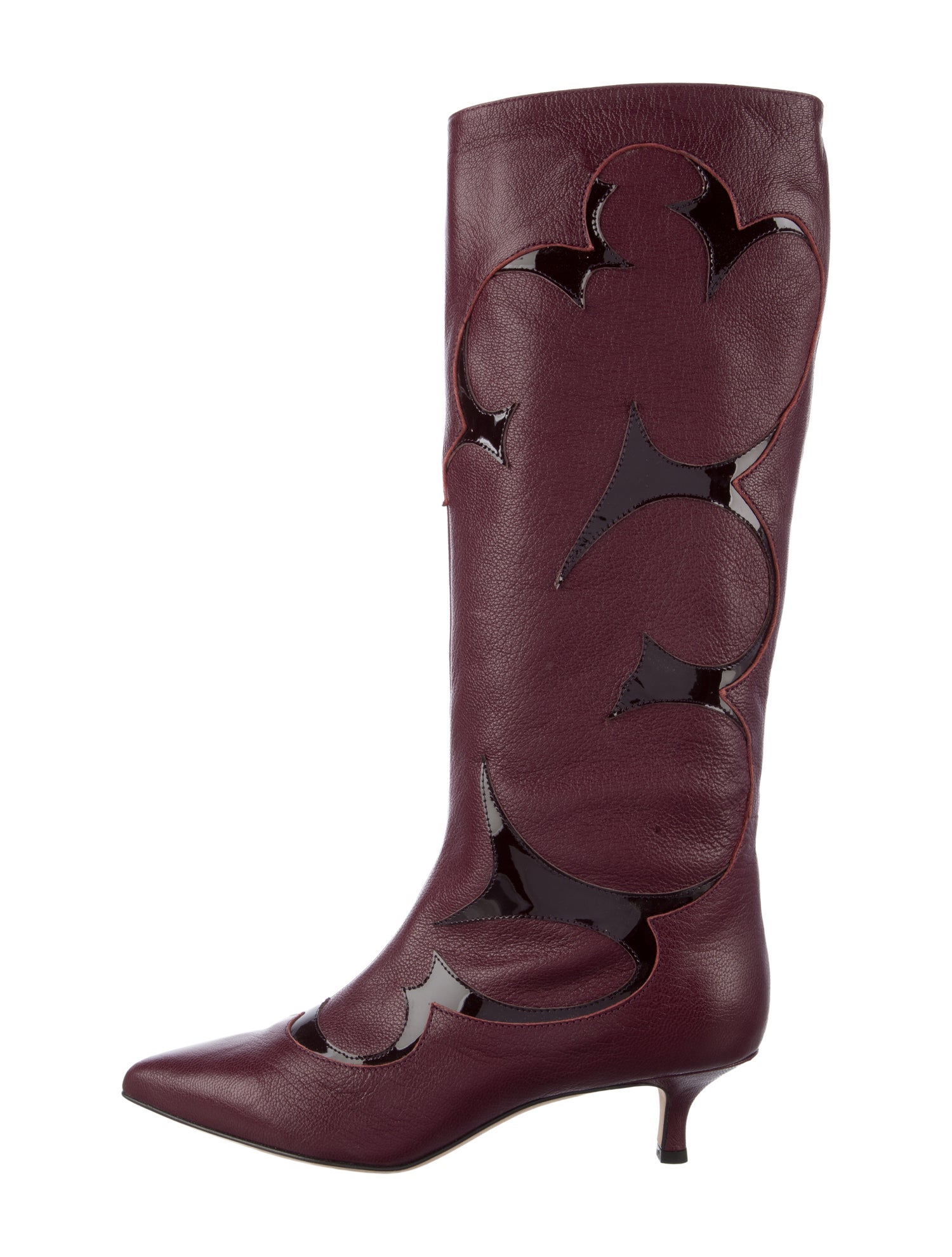 Tibi Leather Riding Boots