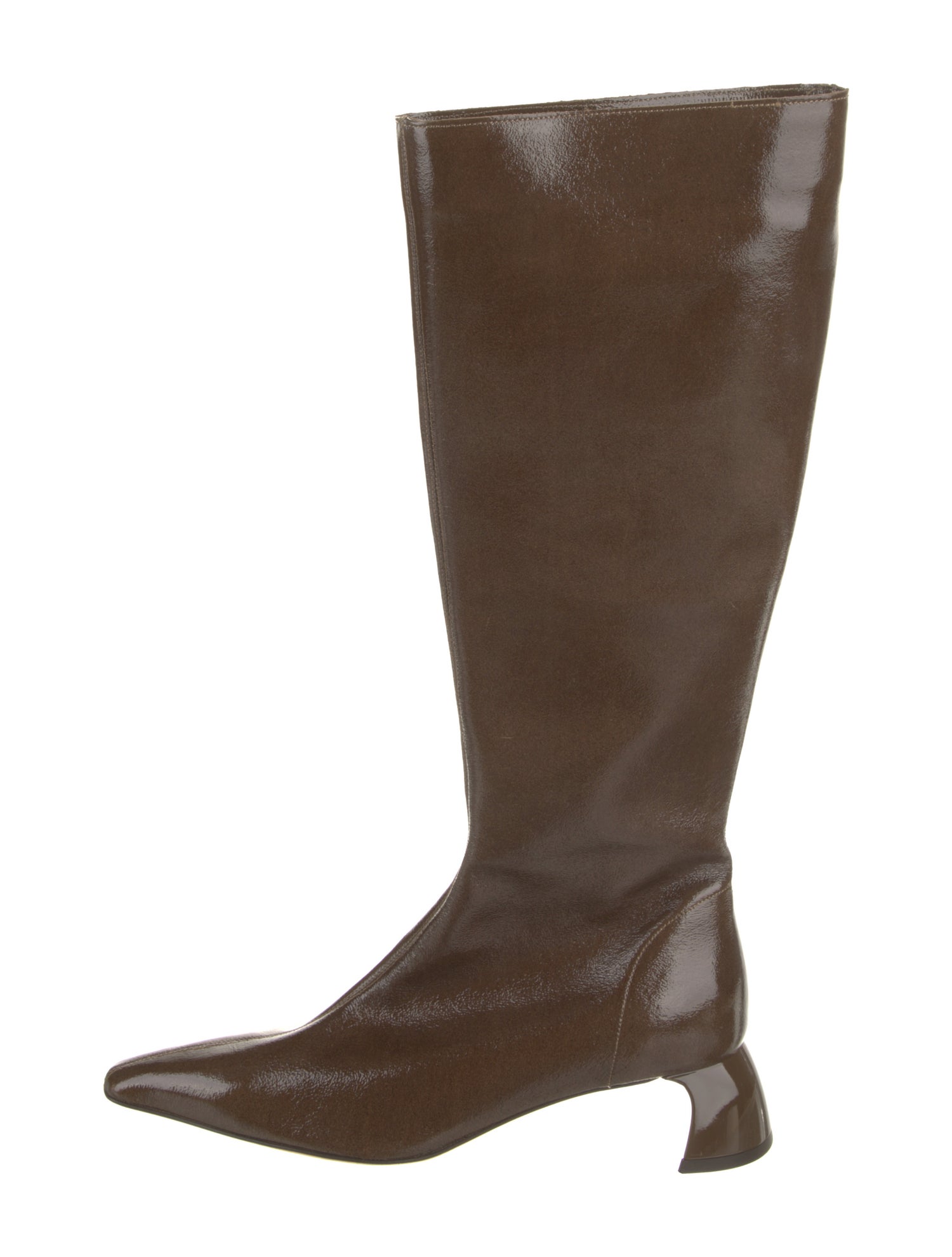 Tibi Patent Leather Riding Boots w/ Tags