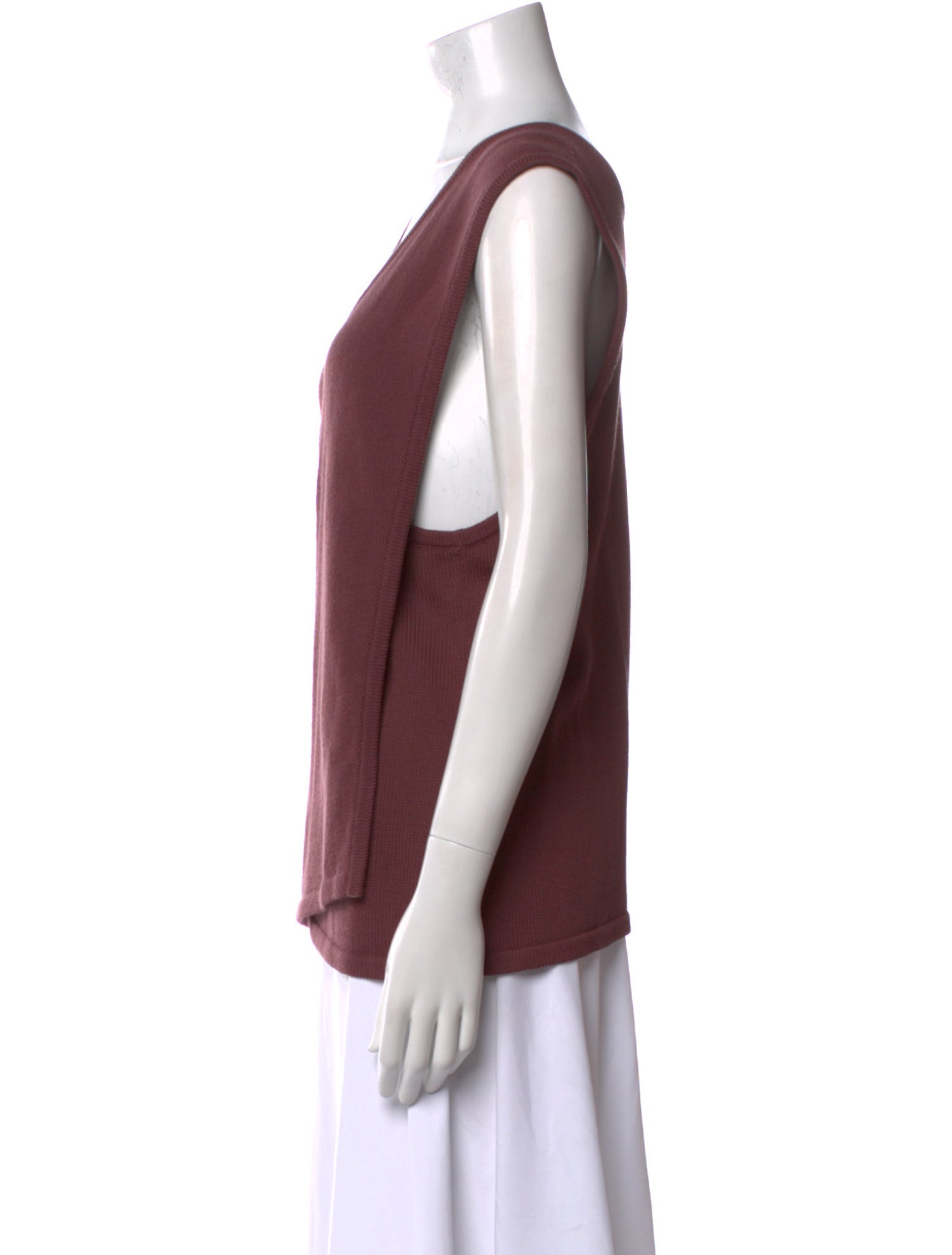 Tibi V-Neck Sleeveless Top