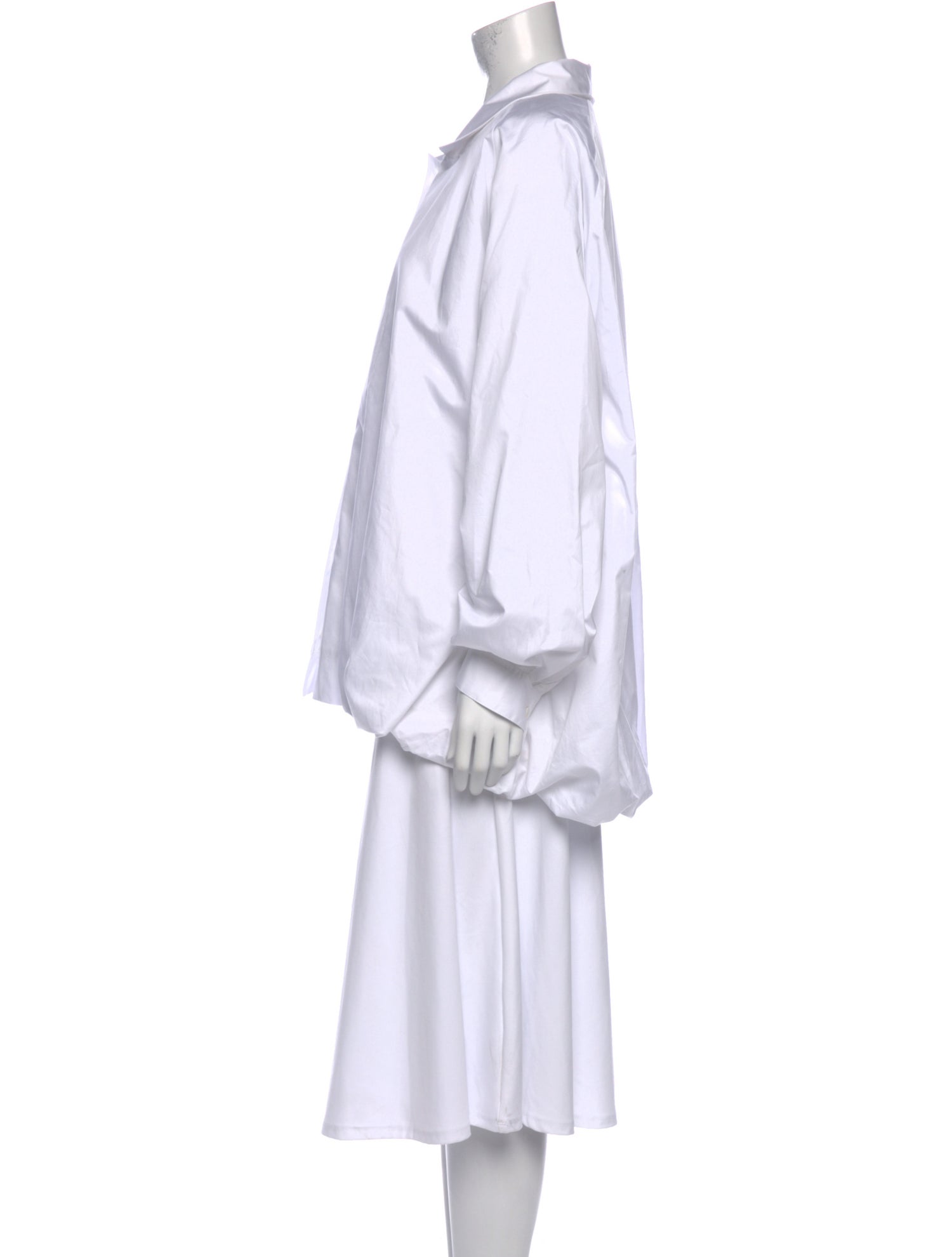 Tibi Mock Neck Long Sleeve Tunic