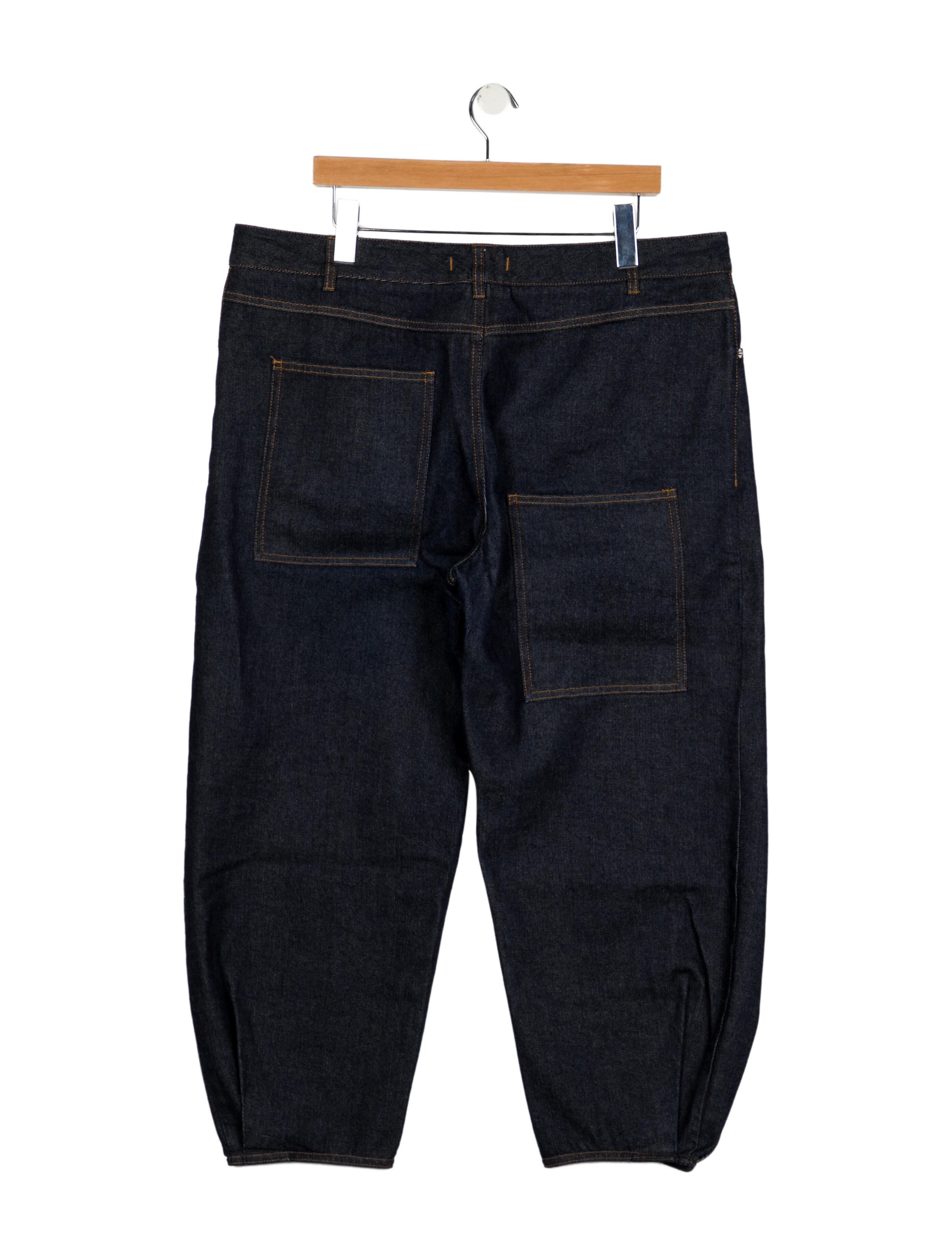 Tibi High-Rise Straight Leg Jeans