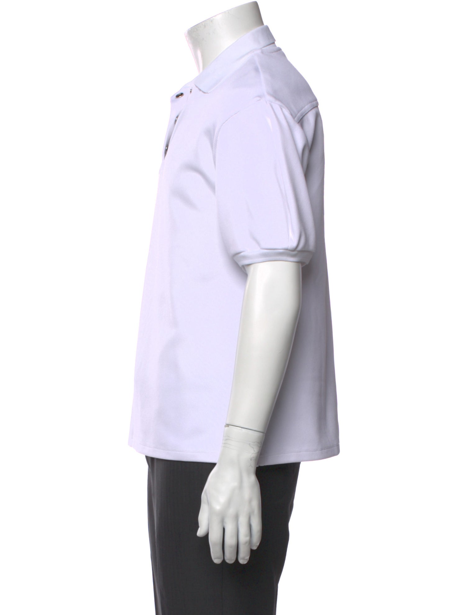 Tibi Crew Neck Short Sleeve Polo Shirt