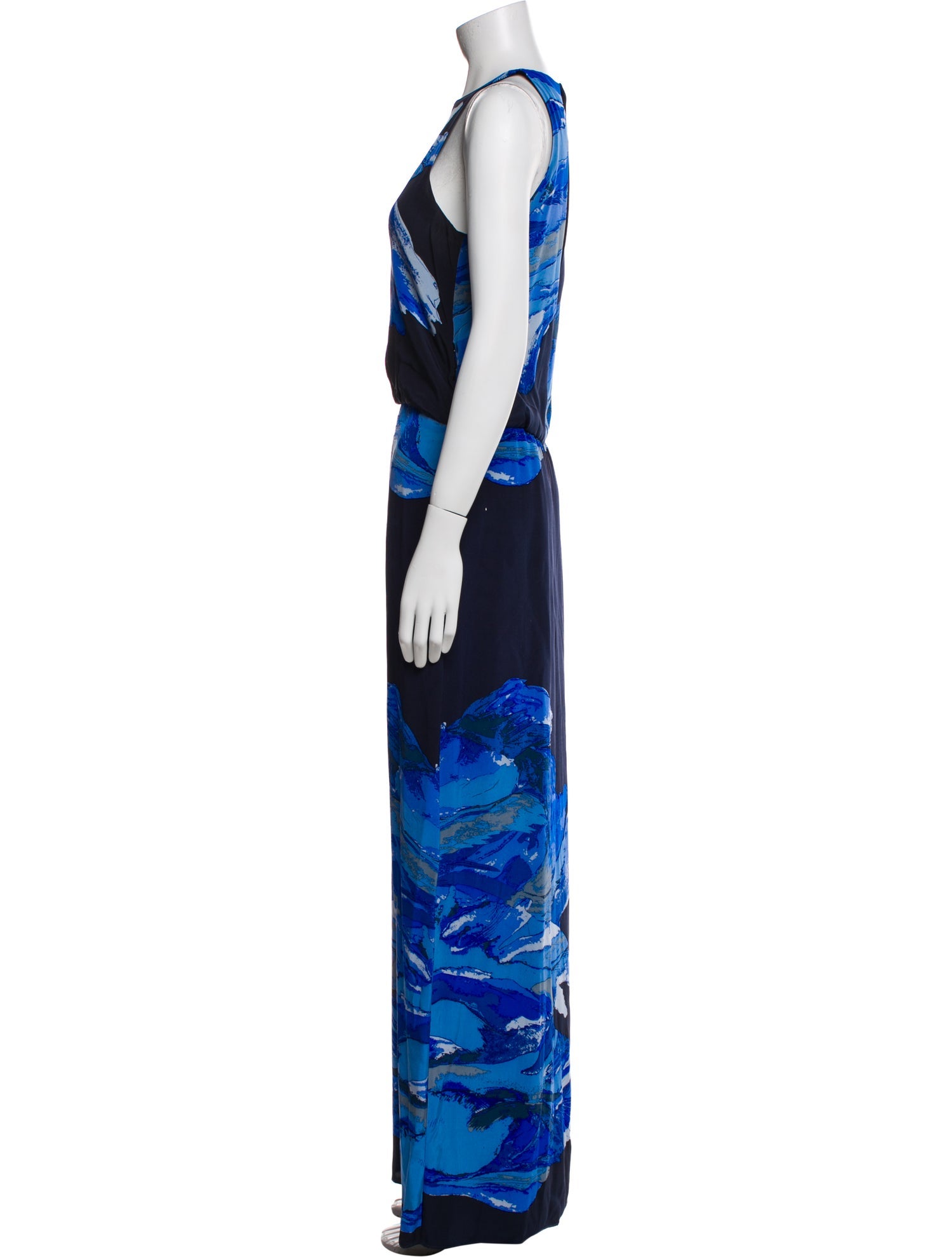 Tibi Silk Long Dress