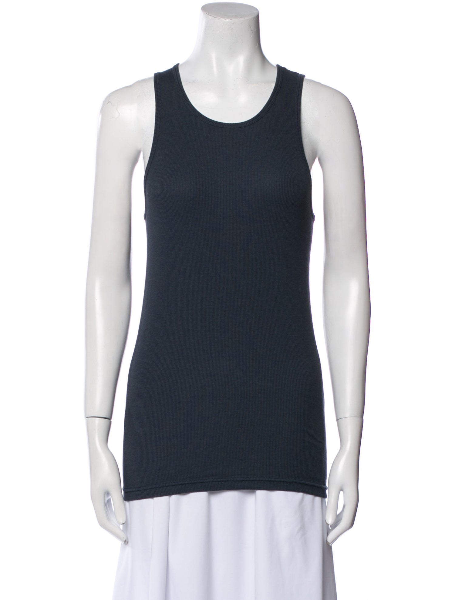 Tibi Scoop Neck Sleeveless Top