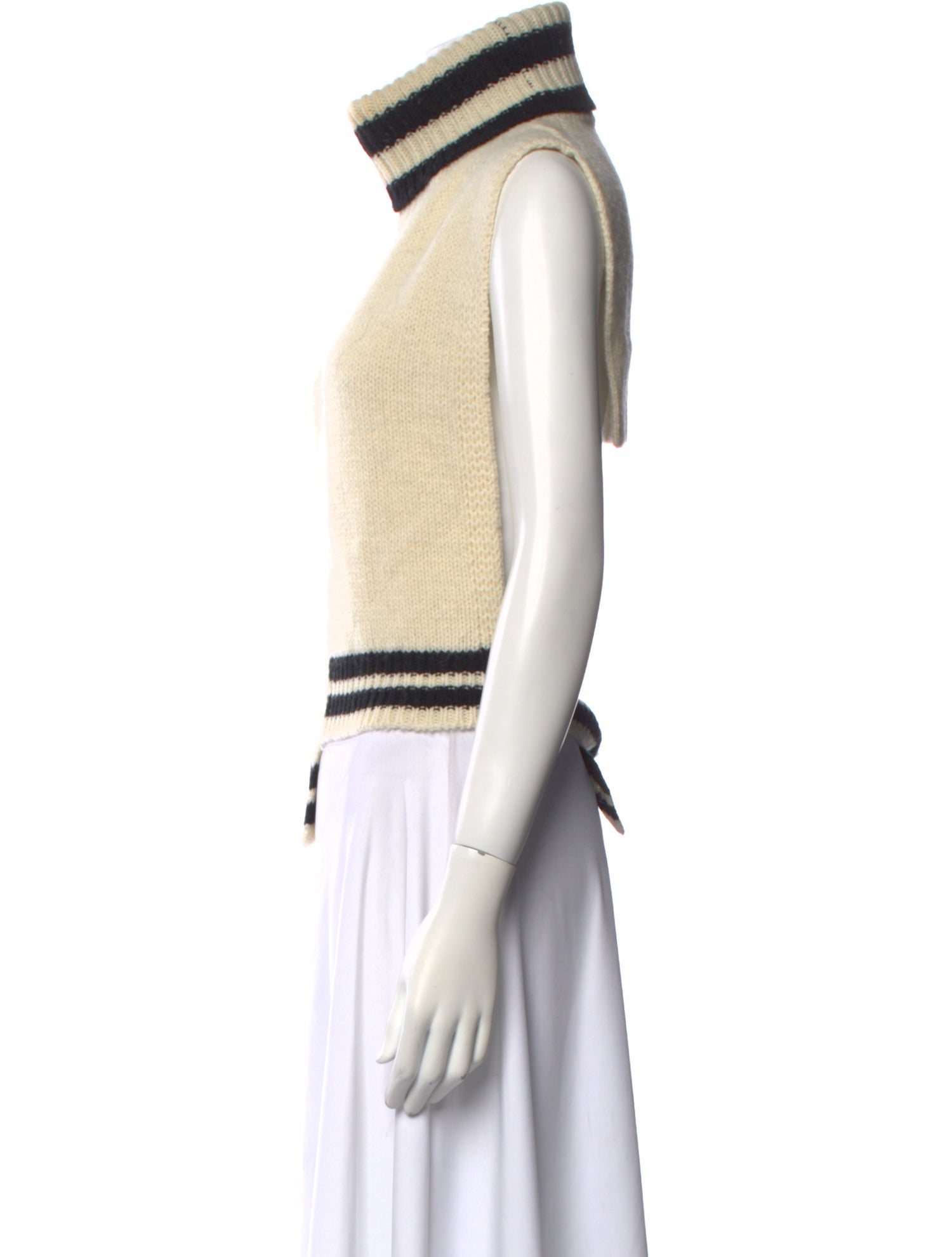 Tibi Wool Striped Sweater