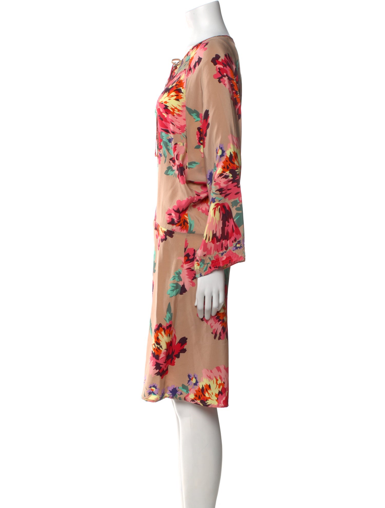 Tibi Silk Knee-Length Dress