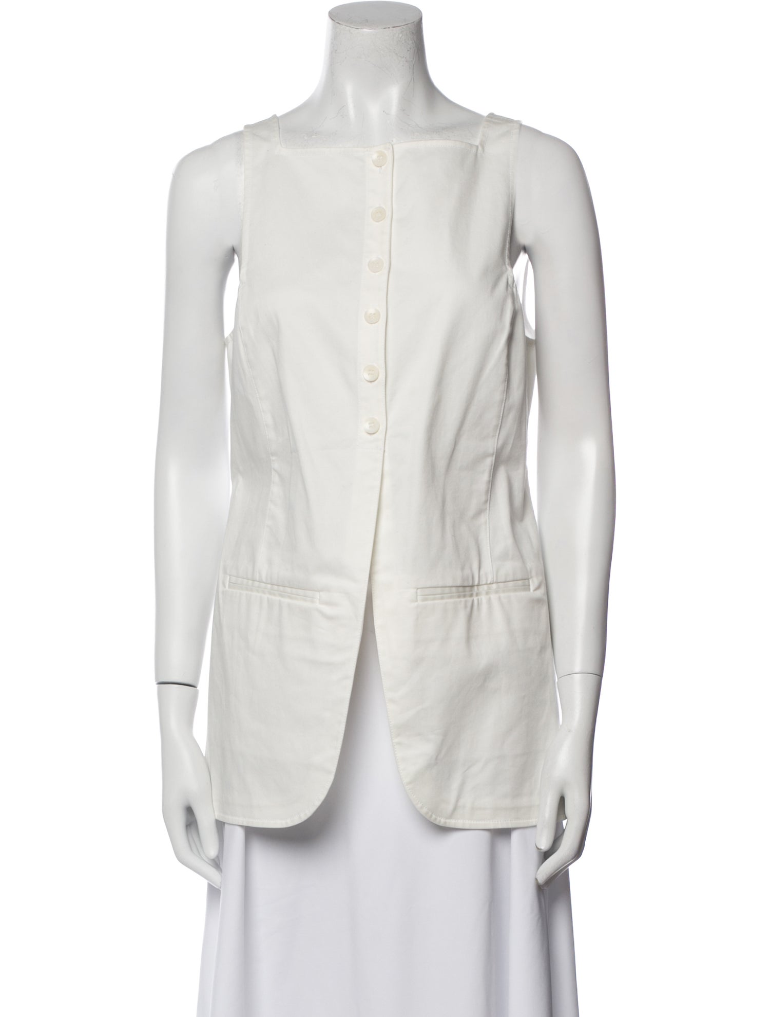 Tibi Scoop Neck Sleeveless Tunic