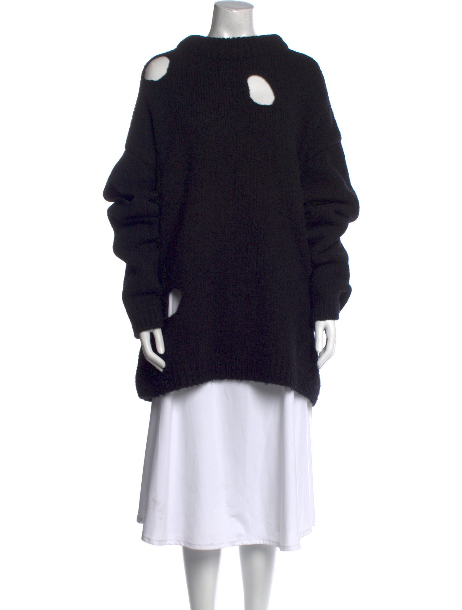 Tibi Mock Neck Sweater