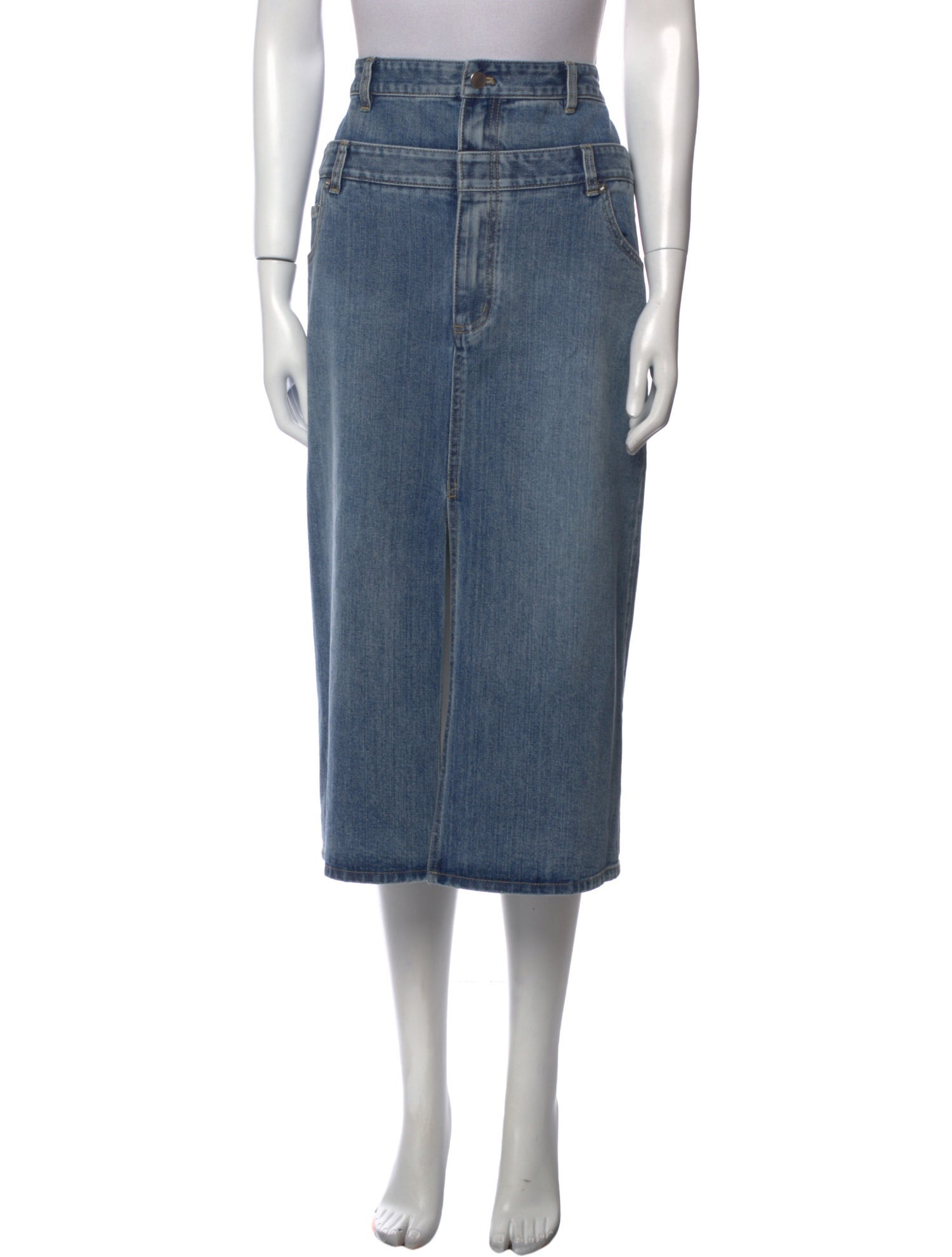 Tibi Midi Length Skirt