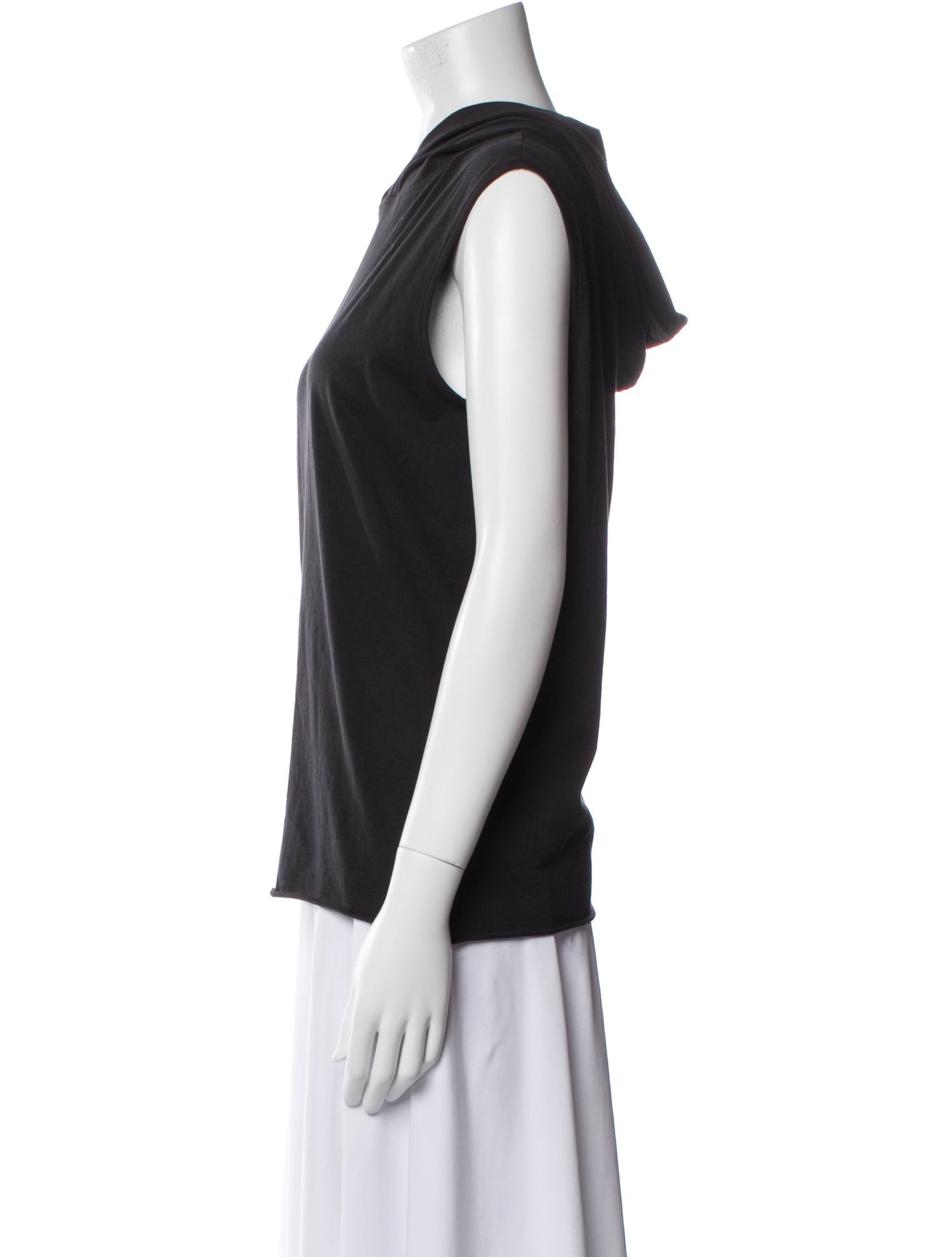 Tibi Cowl Neck Sleeveless Top