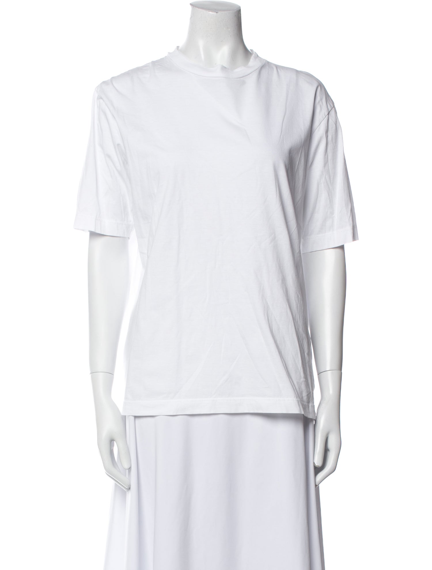 Tibi Crew Neck Short Sleeve T-Shirt