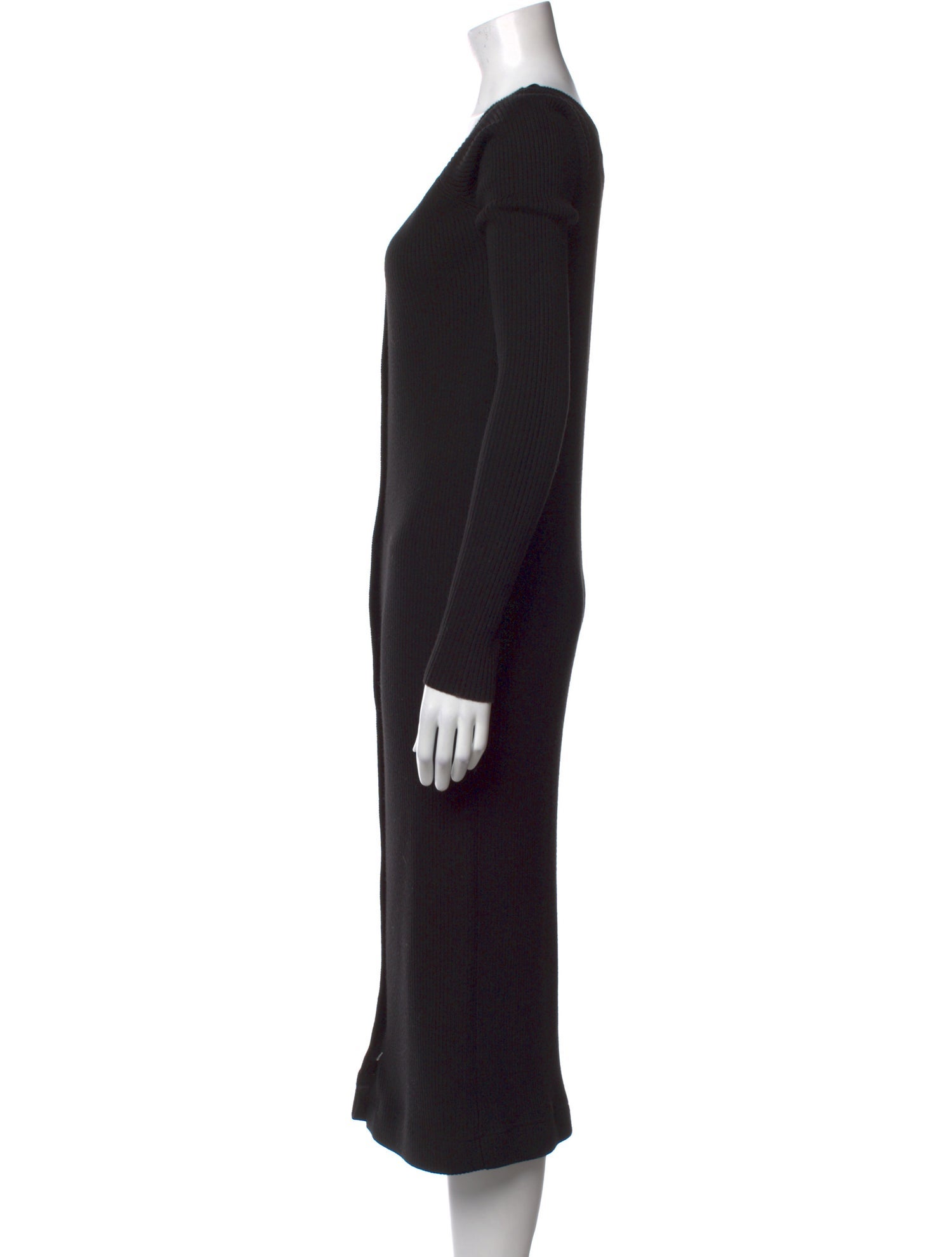 Tibi V-Neck Midi Length Dress