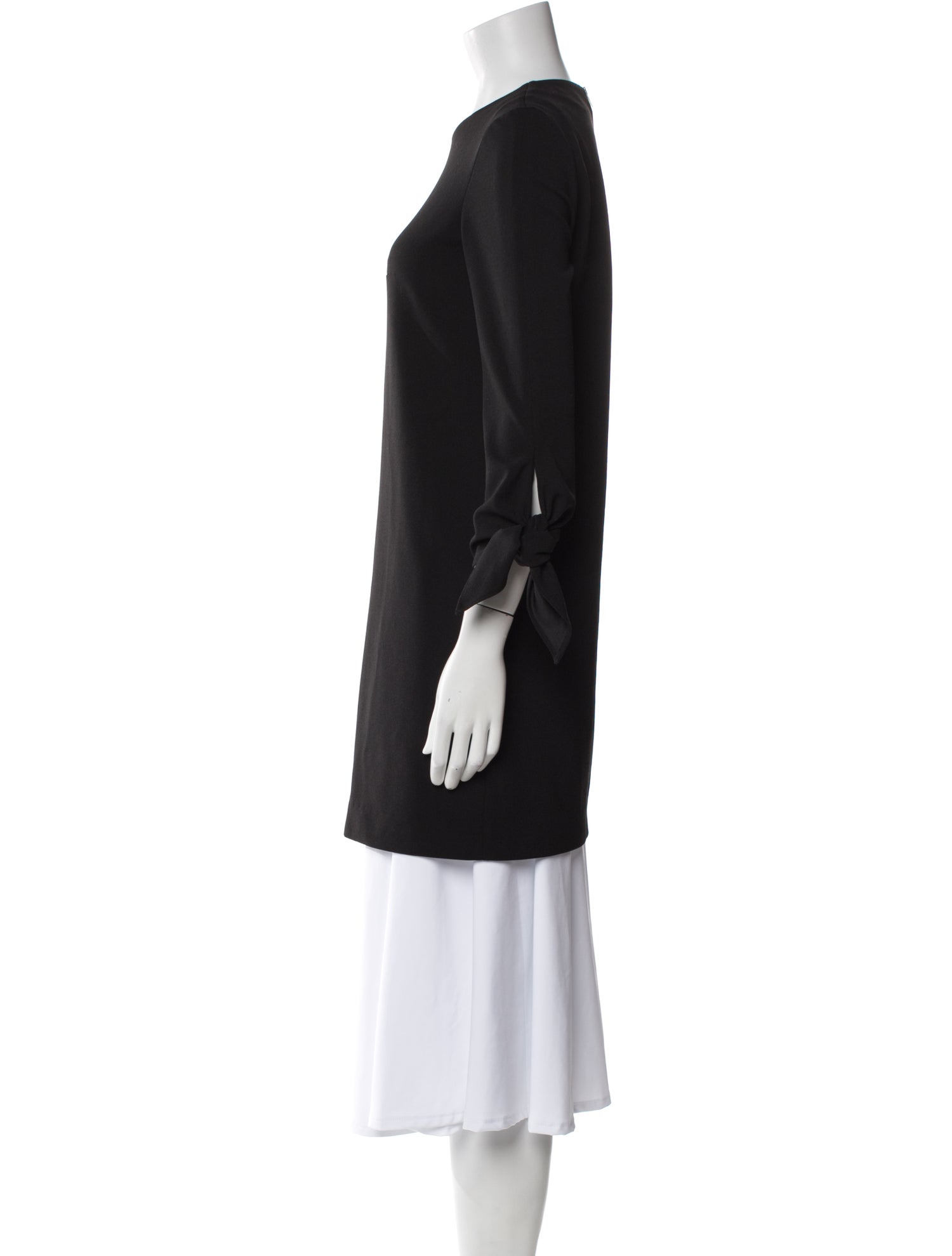 Tibi Crew Neck Long Sleeve Tunic