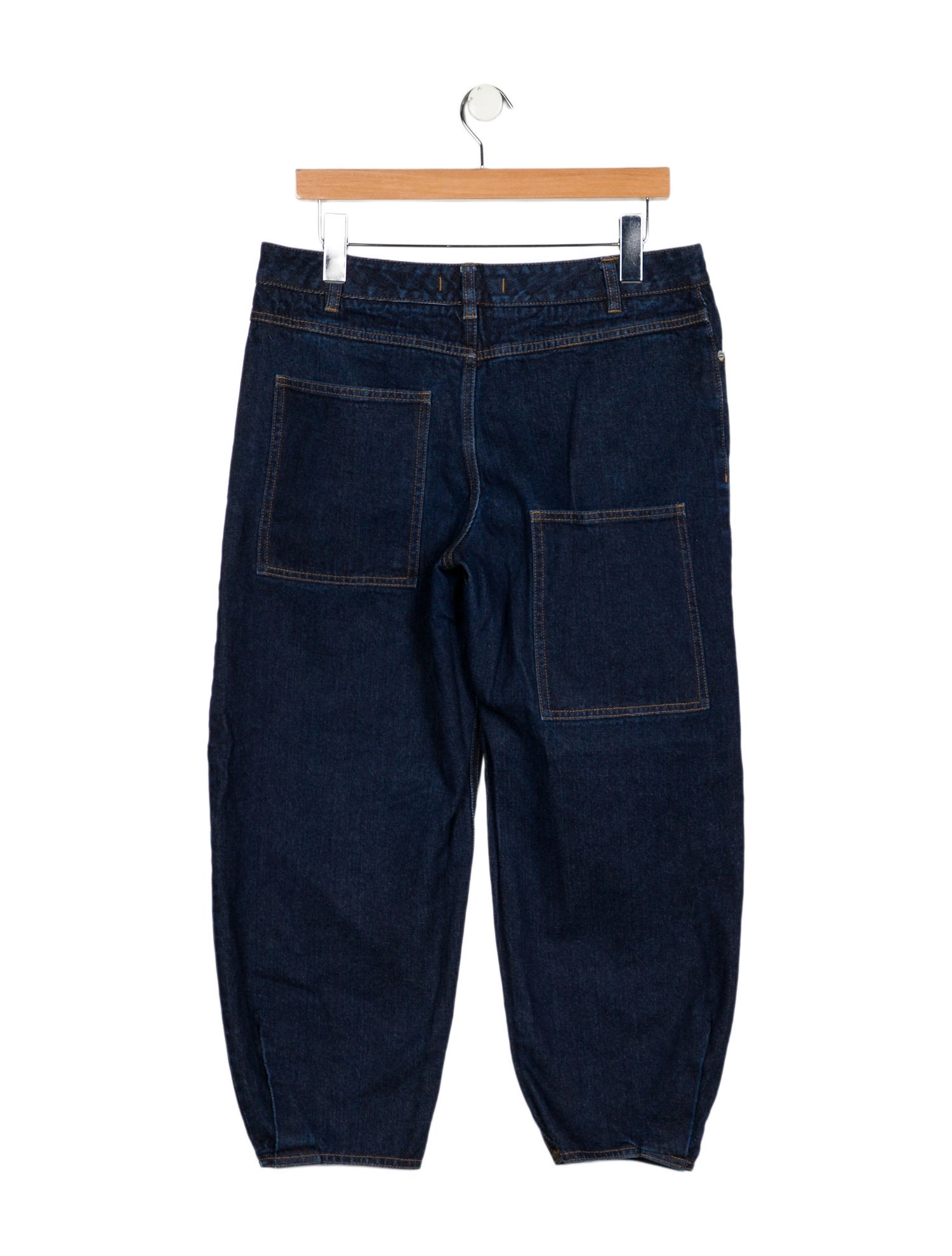 Tibi Mid-Rise Straight Leg Jeans