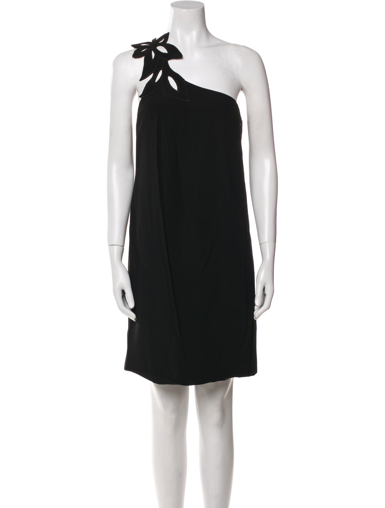 Tibi One-Shoulder Knee-Length Dress