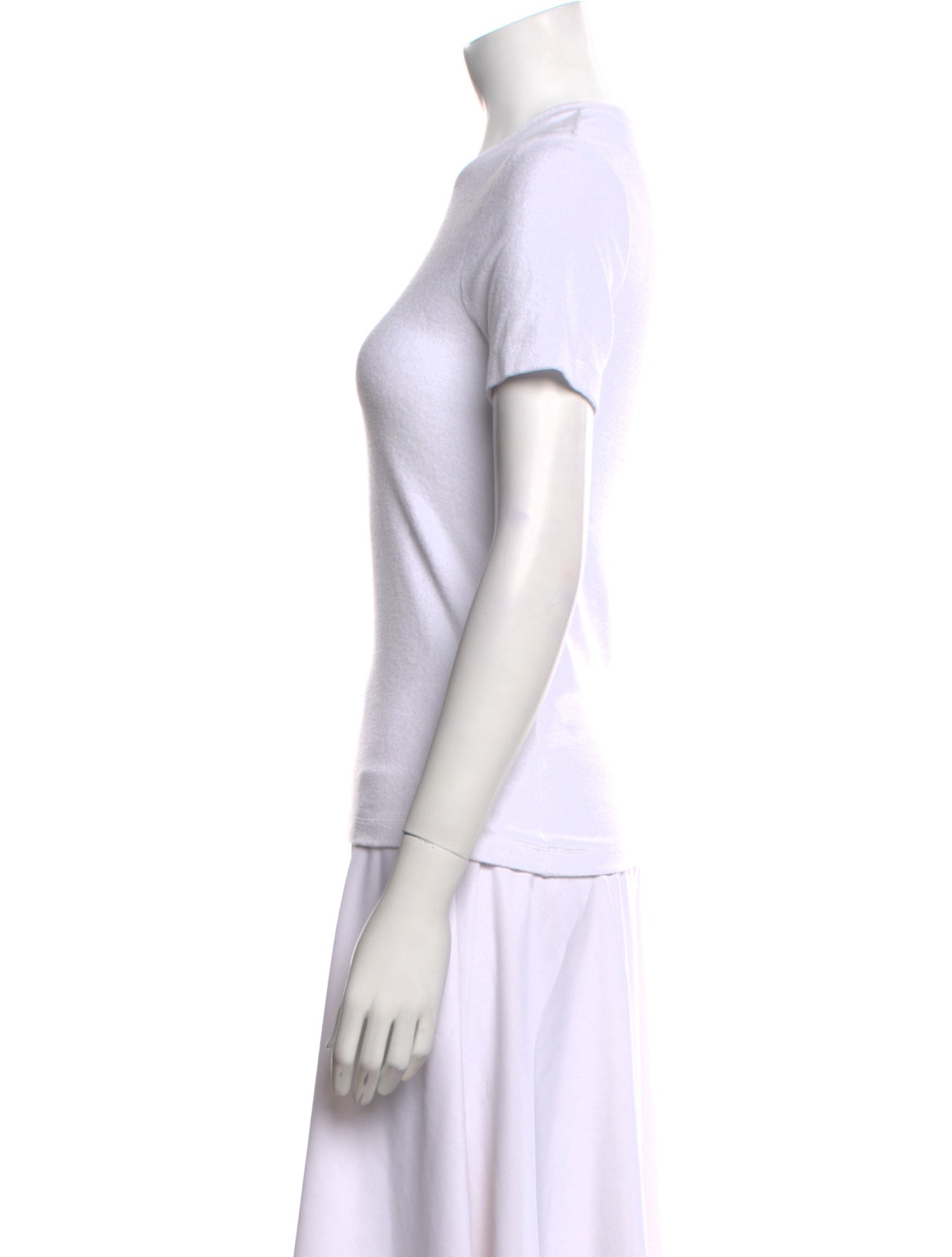 Tibi Crew Neck Short Sleeve T-Shirt