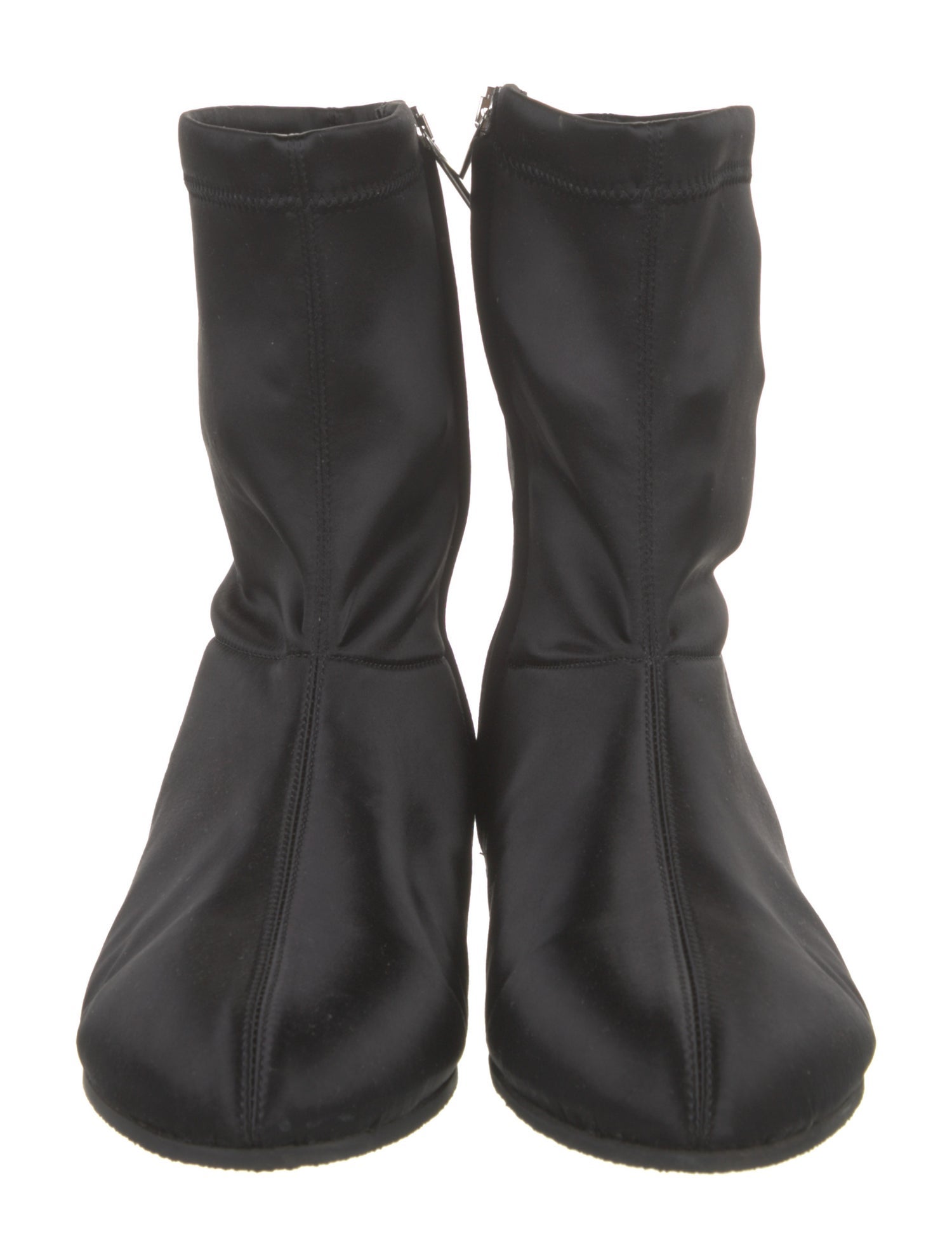 Tibi Satin Sock Boots