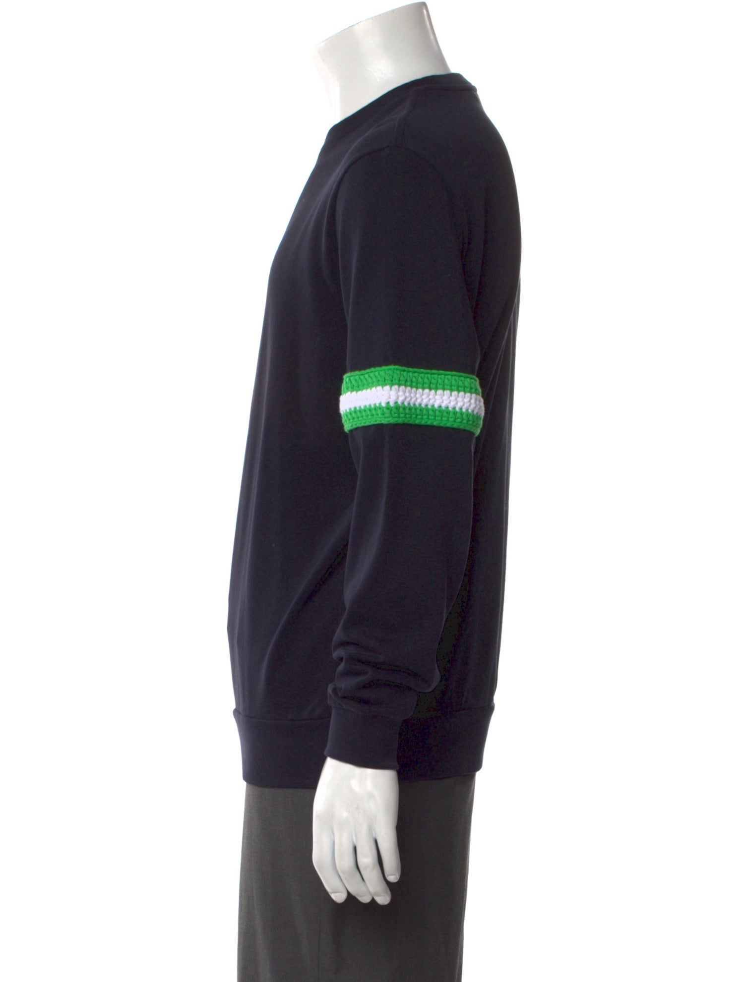 Tibi Graphic Print Crew Neck Sweatshirt