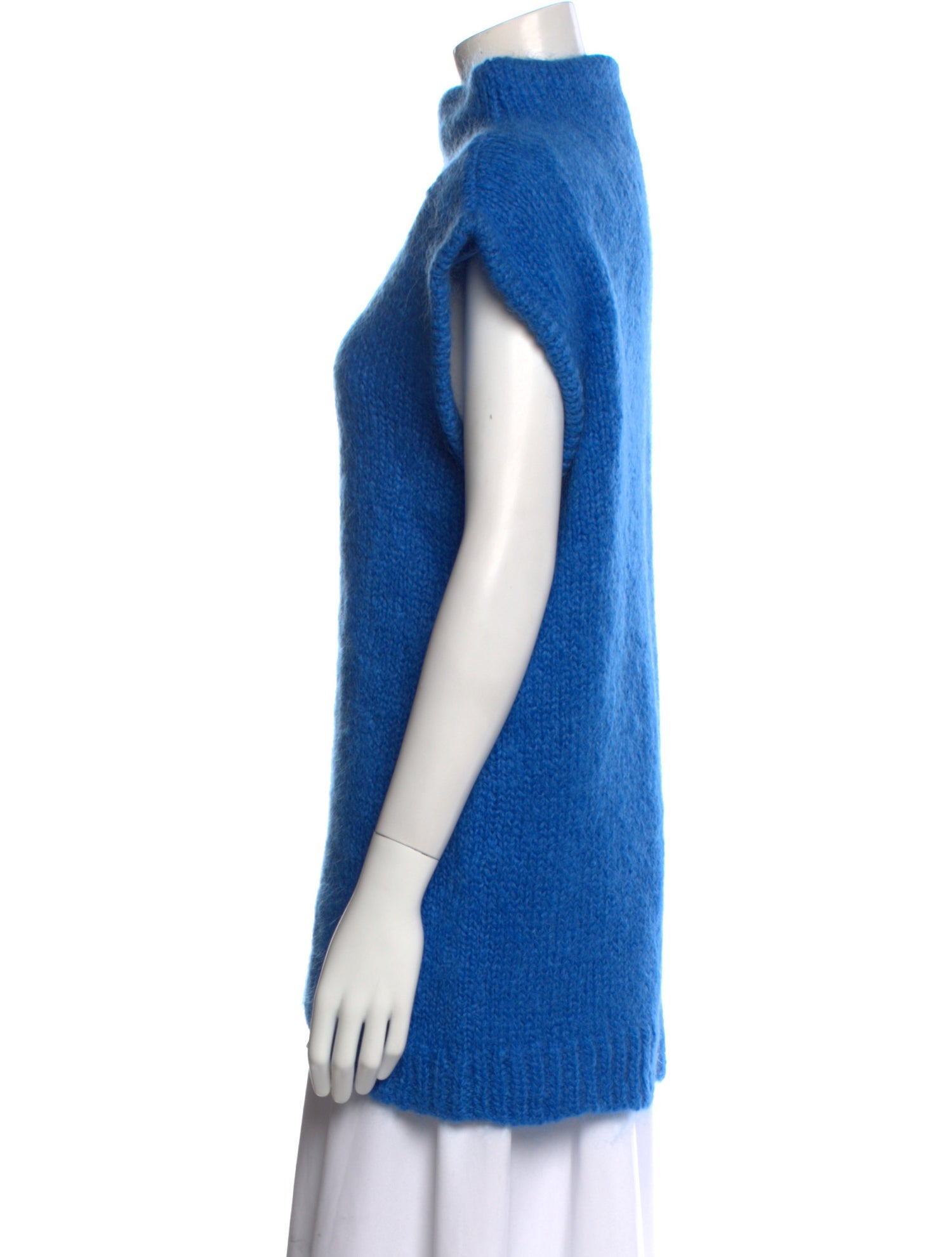 Tibi Mohair Mock Neck Sweater