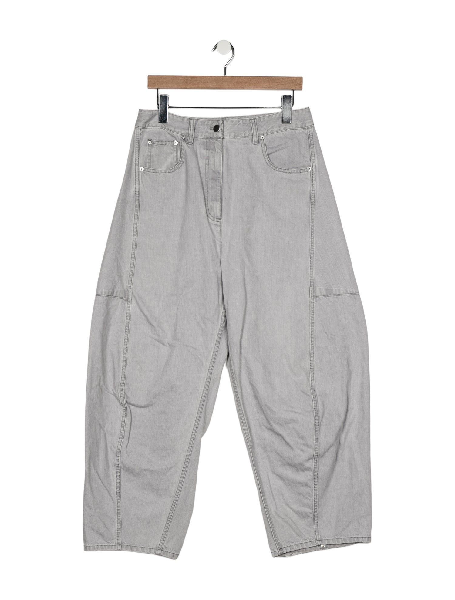 Tibi High-Rise Wide Leg Jeans