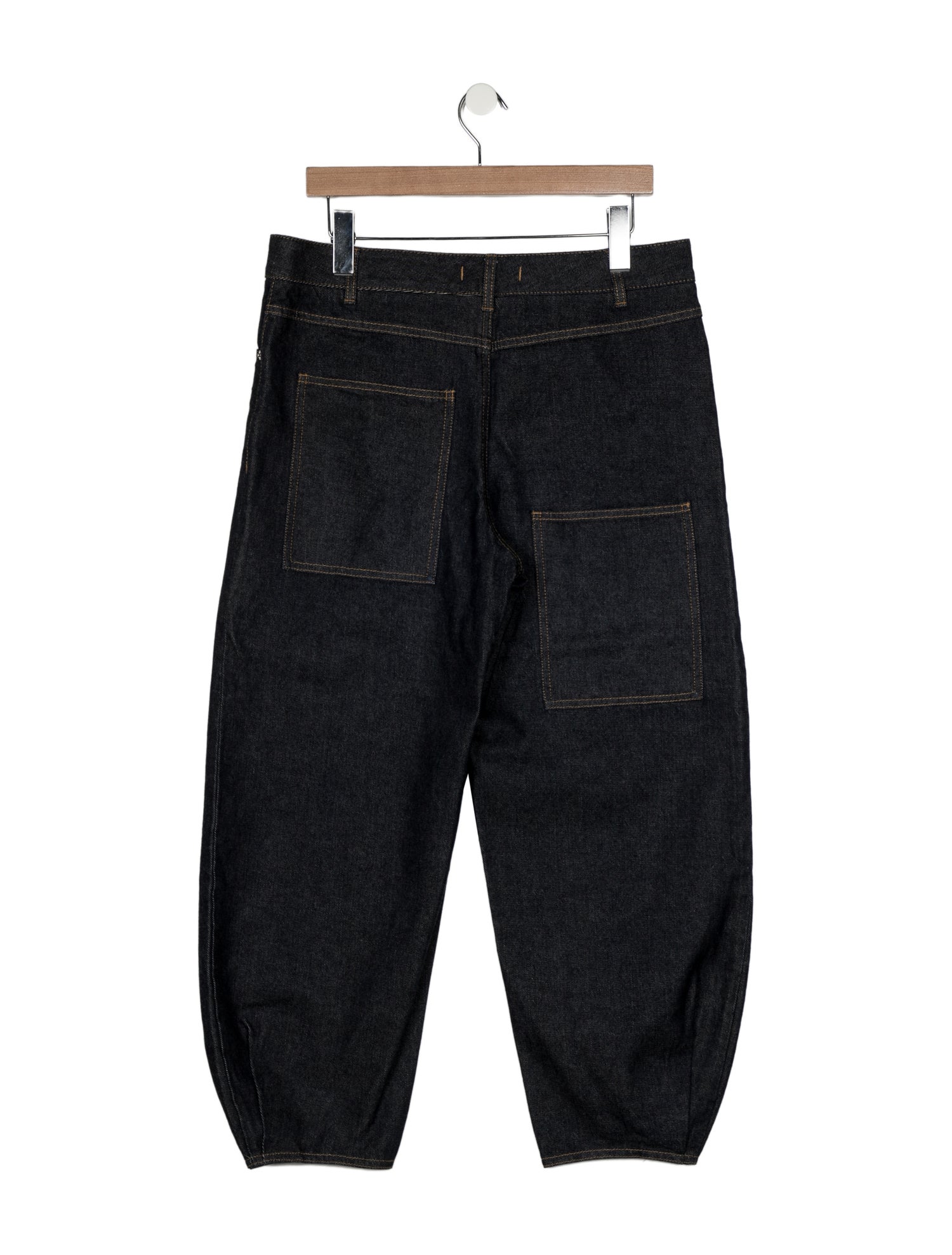 Tibi High-Rise Straight Leg Jeans