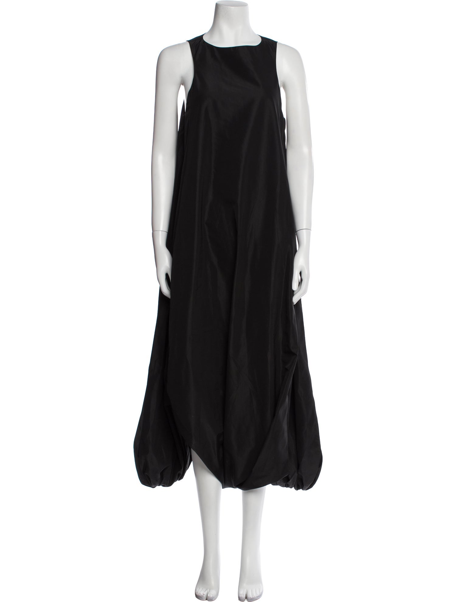 Tibi Crew Neck Long Dress