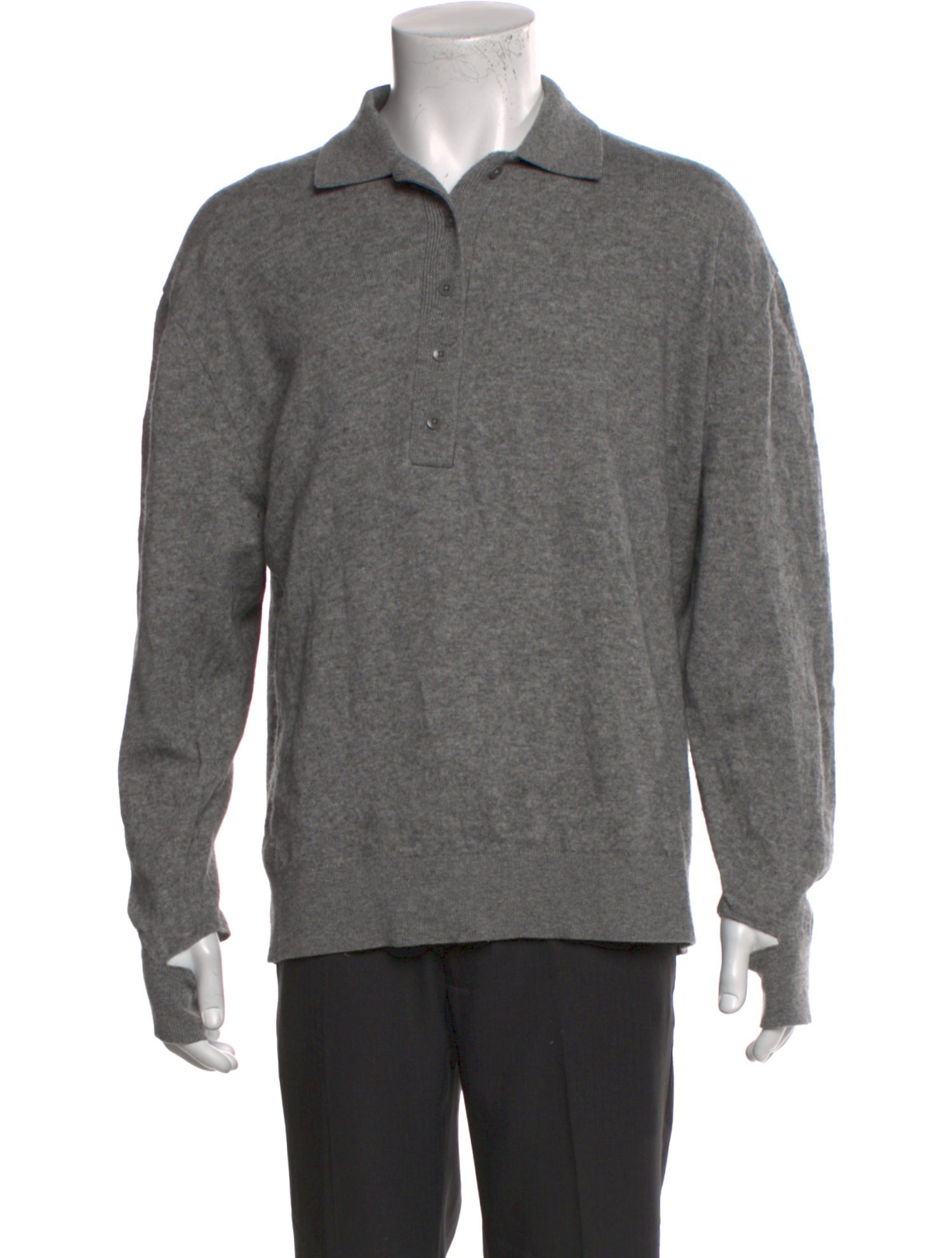 Tibi Wool Long Sleeve Shirt