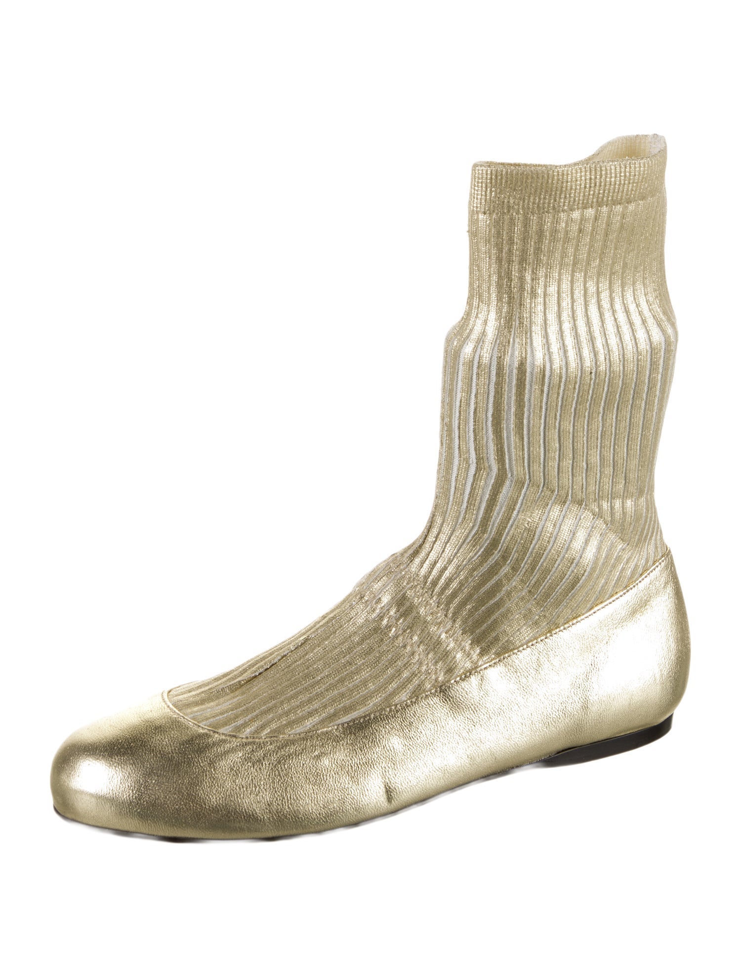 Tibi Leather Sock Boots