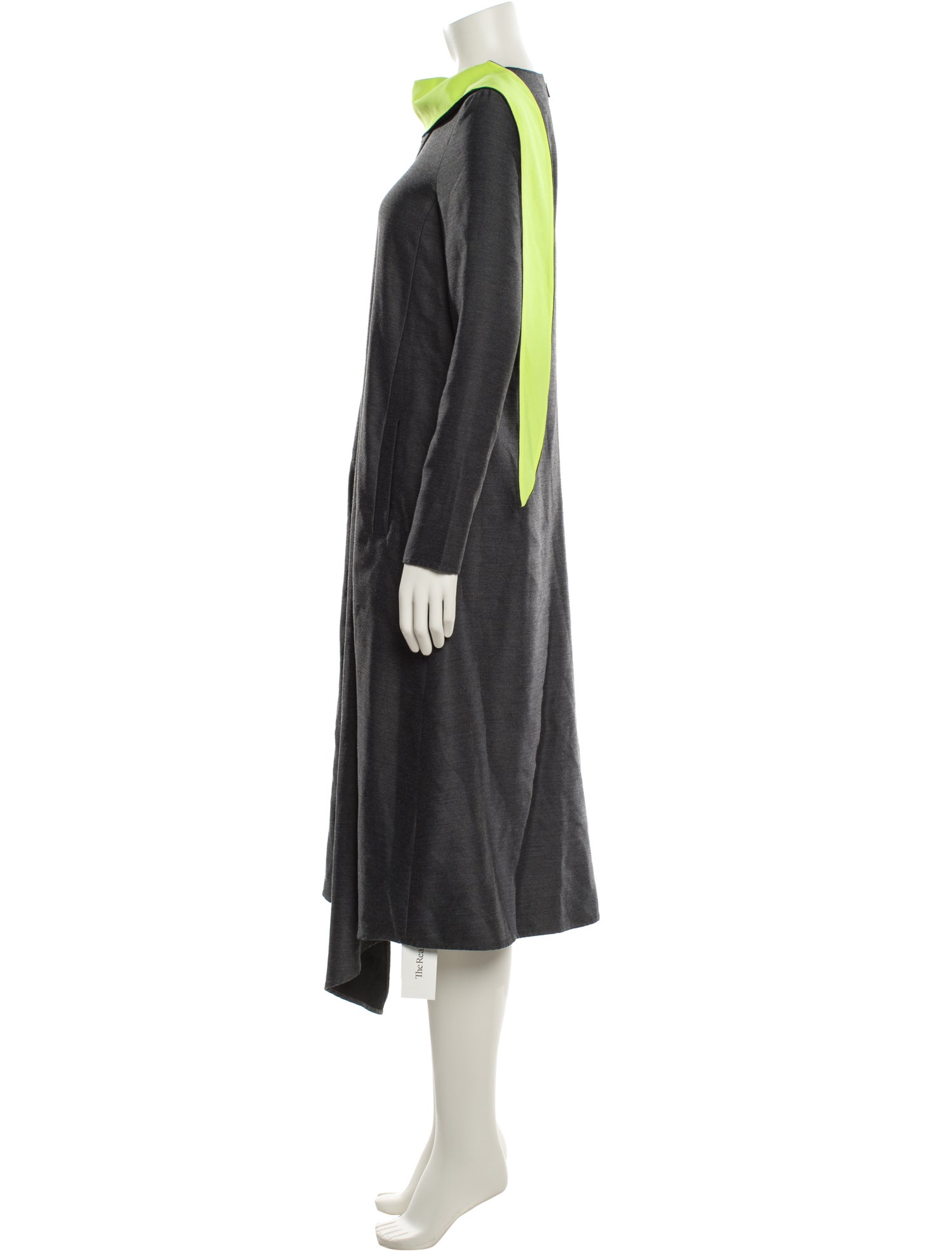 Tibi Bateau Neckline Midi Length Dress