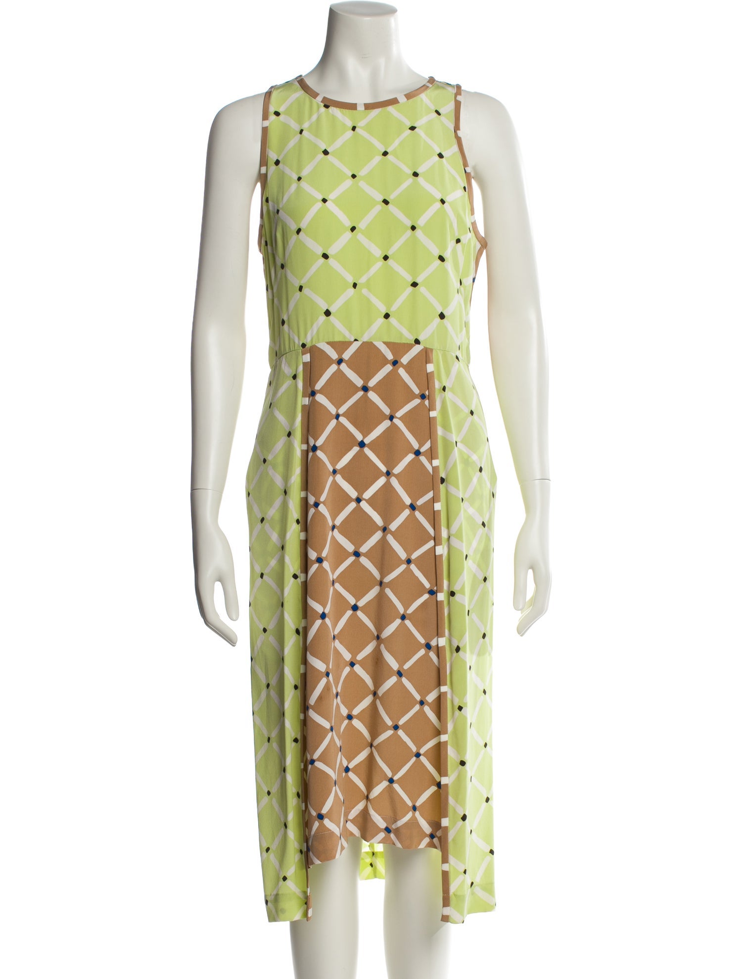 Tibi Silk Midi Length Dress