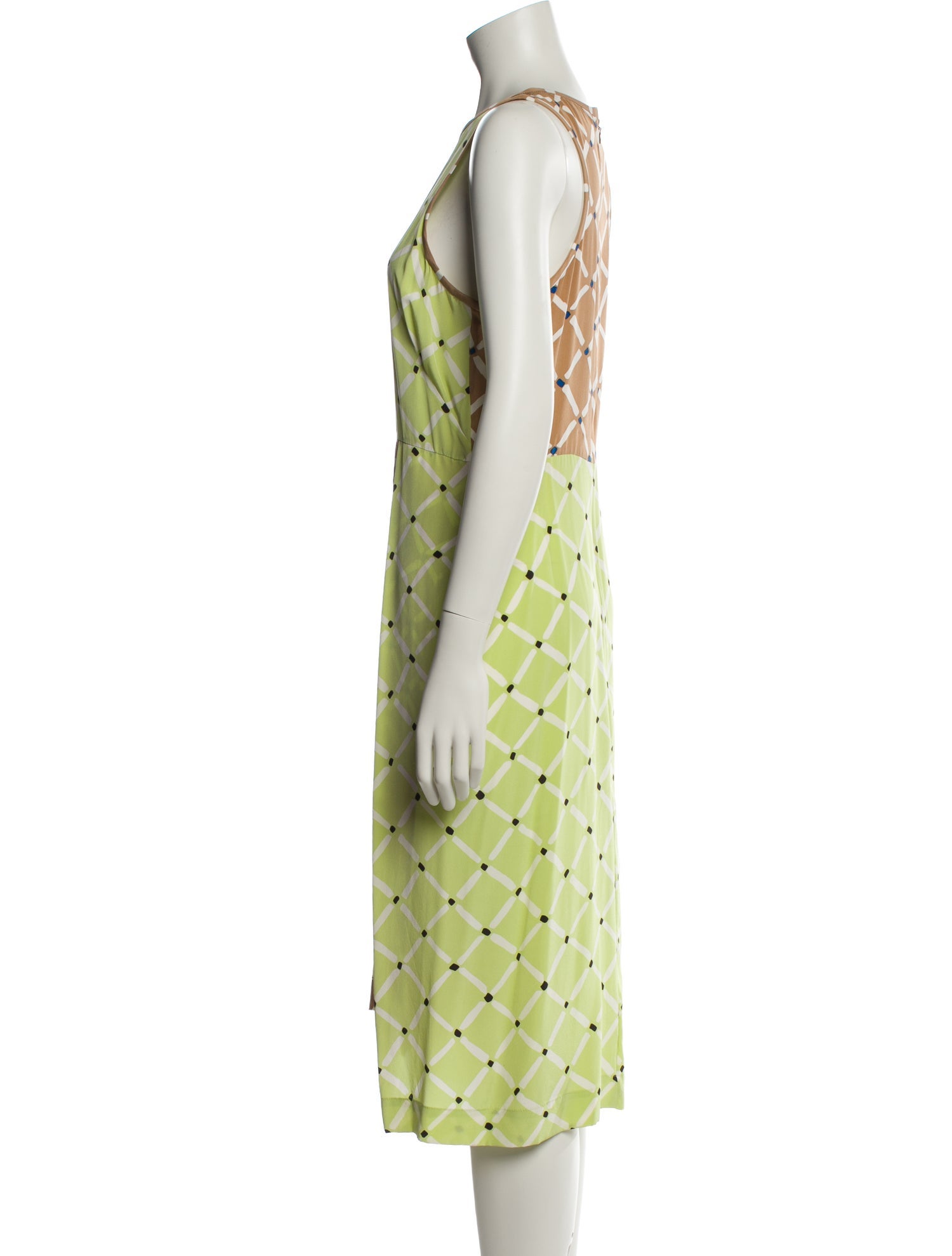 Tibi Silk Midi Length Dress