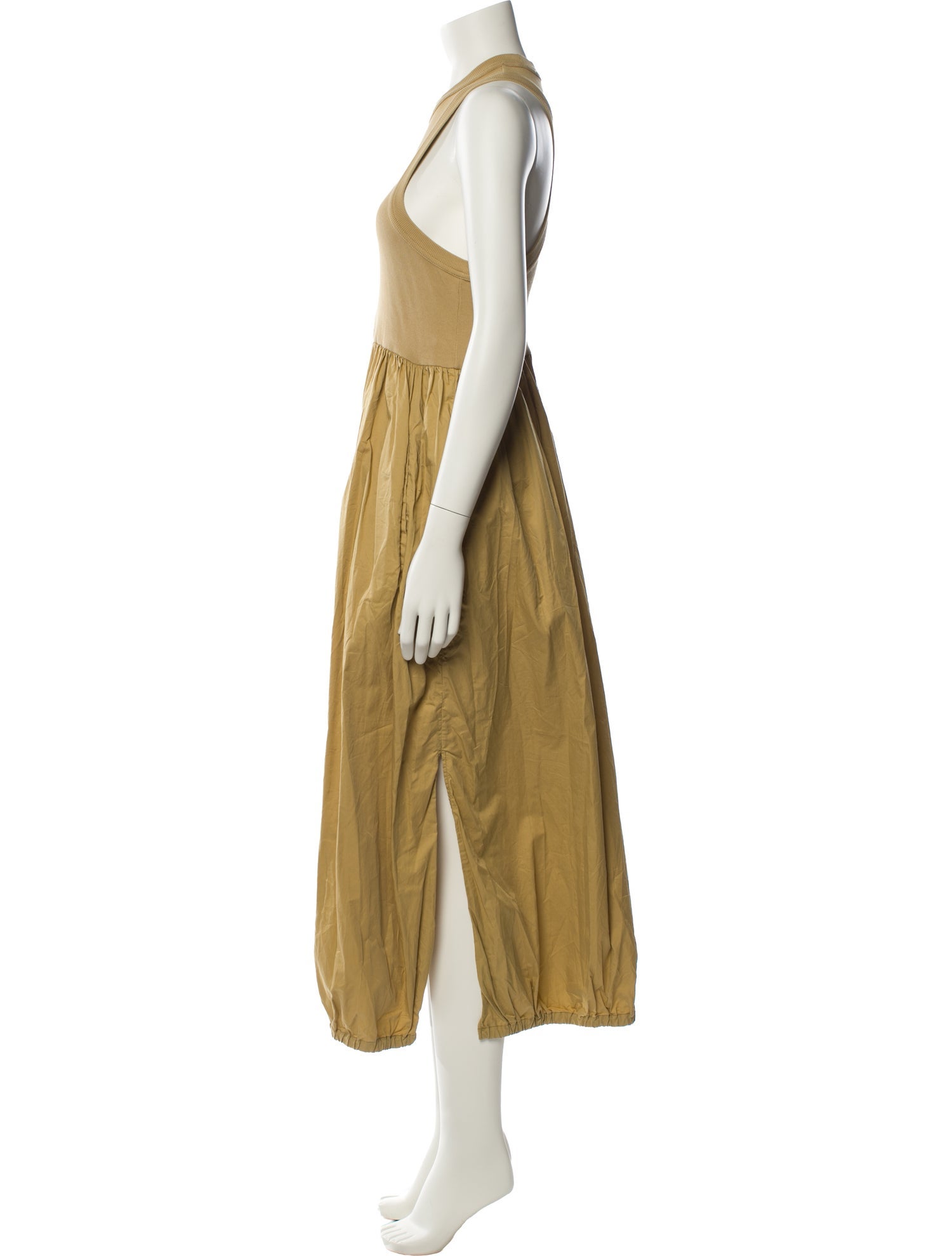 Tibi Crew Neck Long Dress