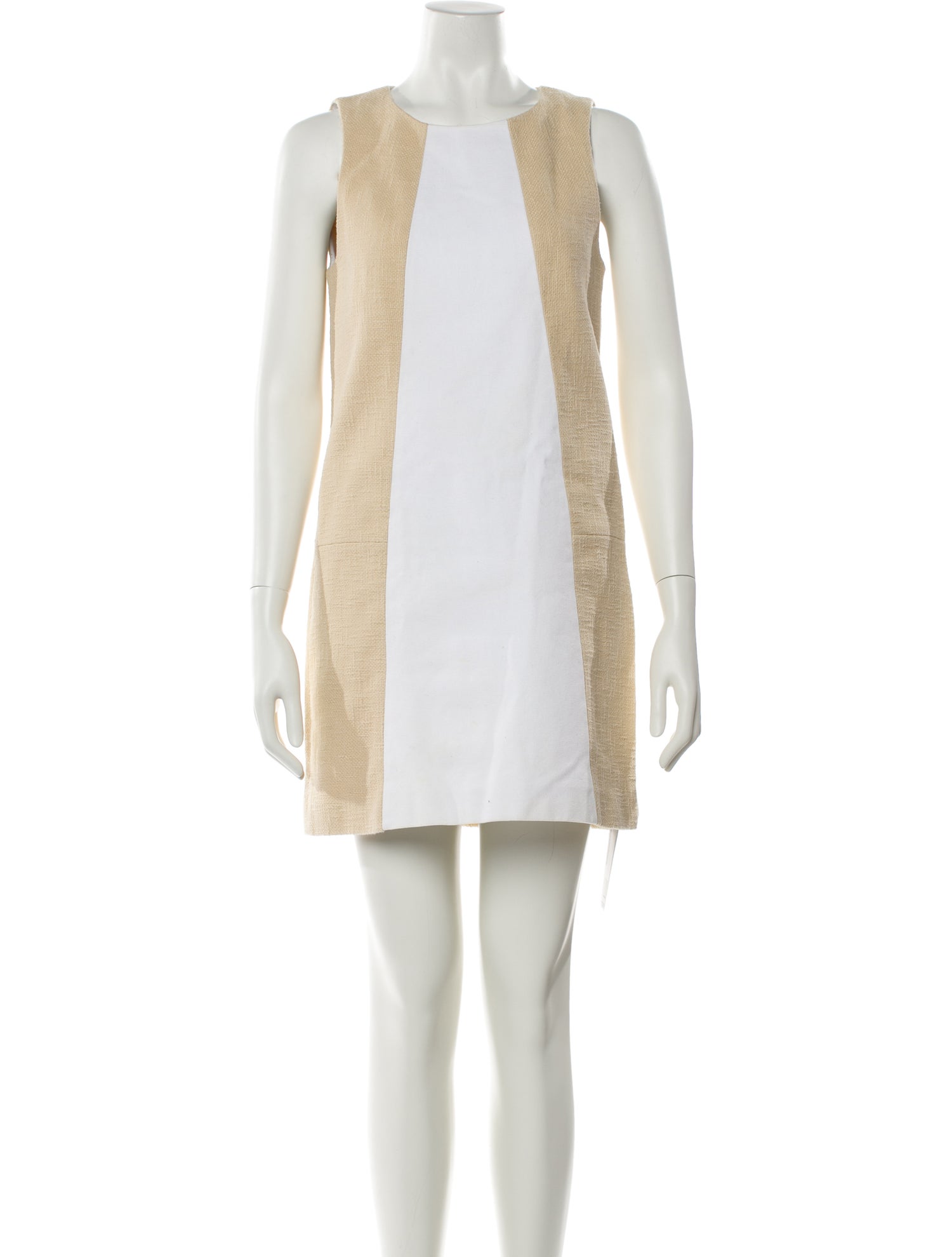 Tibi Crew Neck Mini Dress