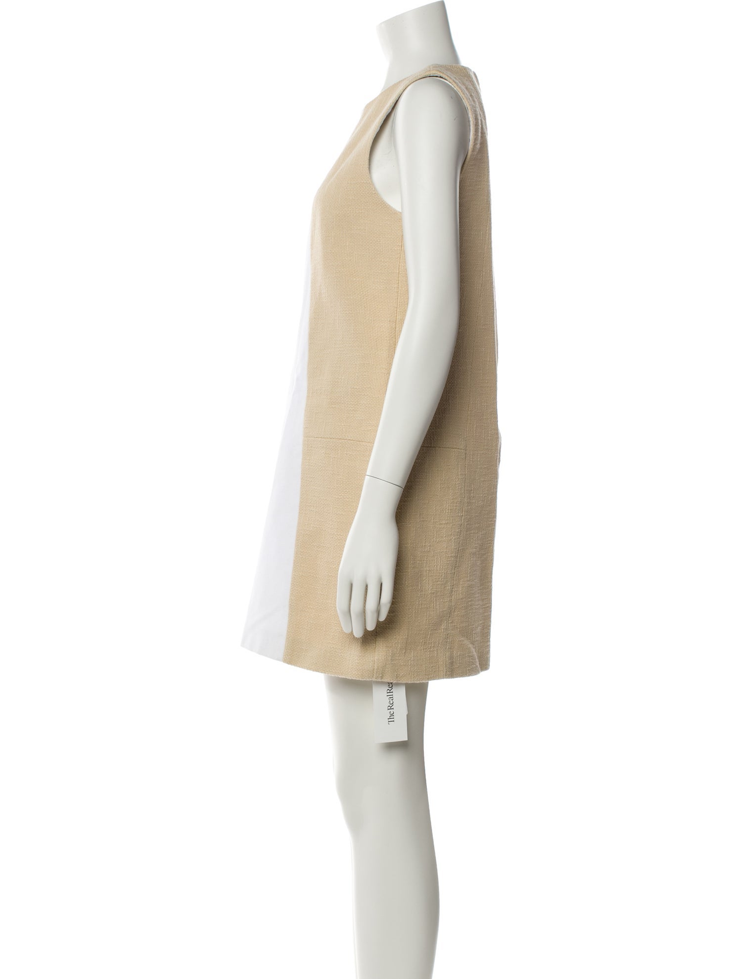 Tibi Crew Neck Mini Dress