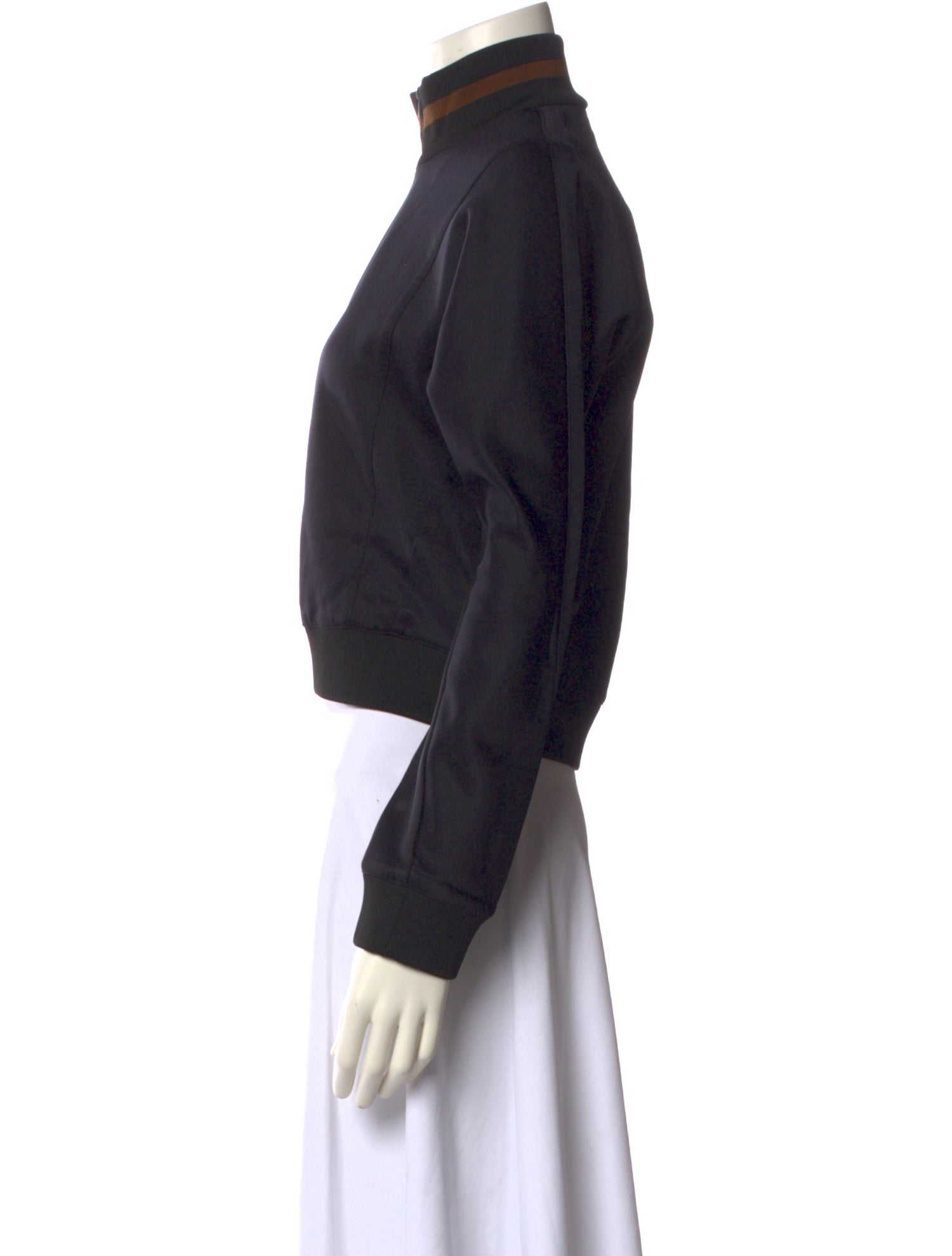 Tibi Mock Neck Long Sleeve Sweatshirt w/ Tags