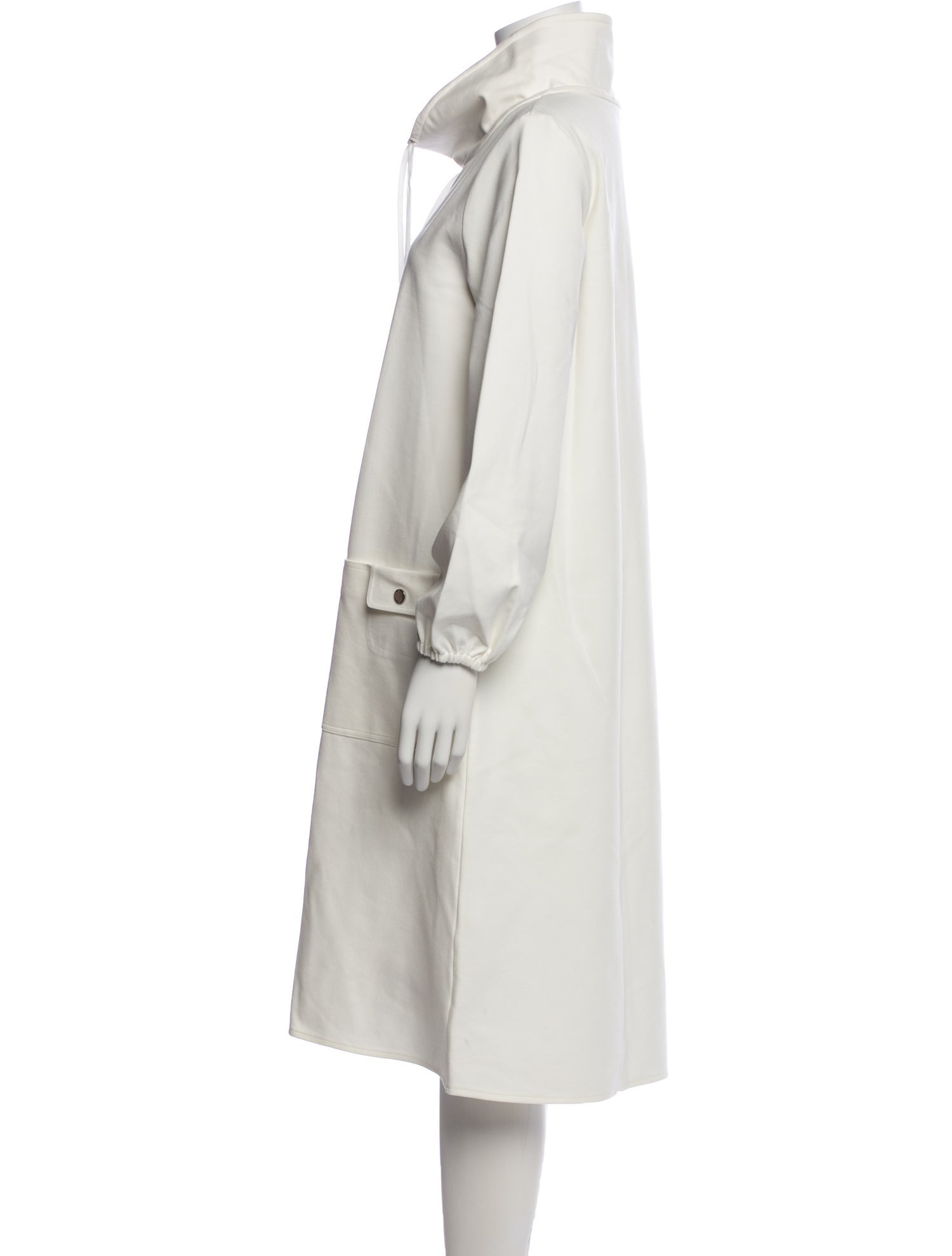 Tibi Mock Neck Midi Length Dress