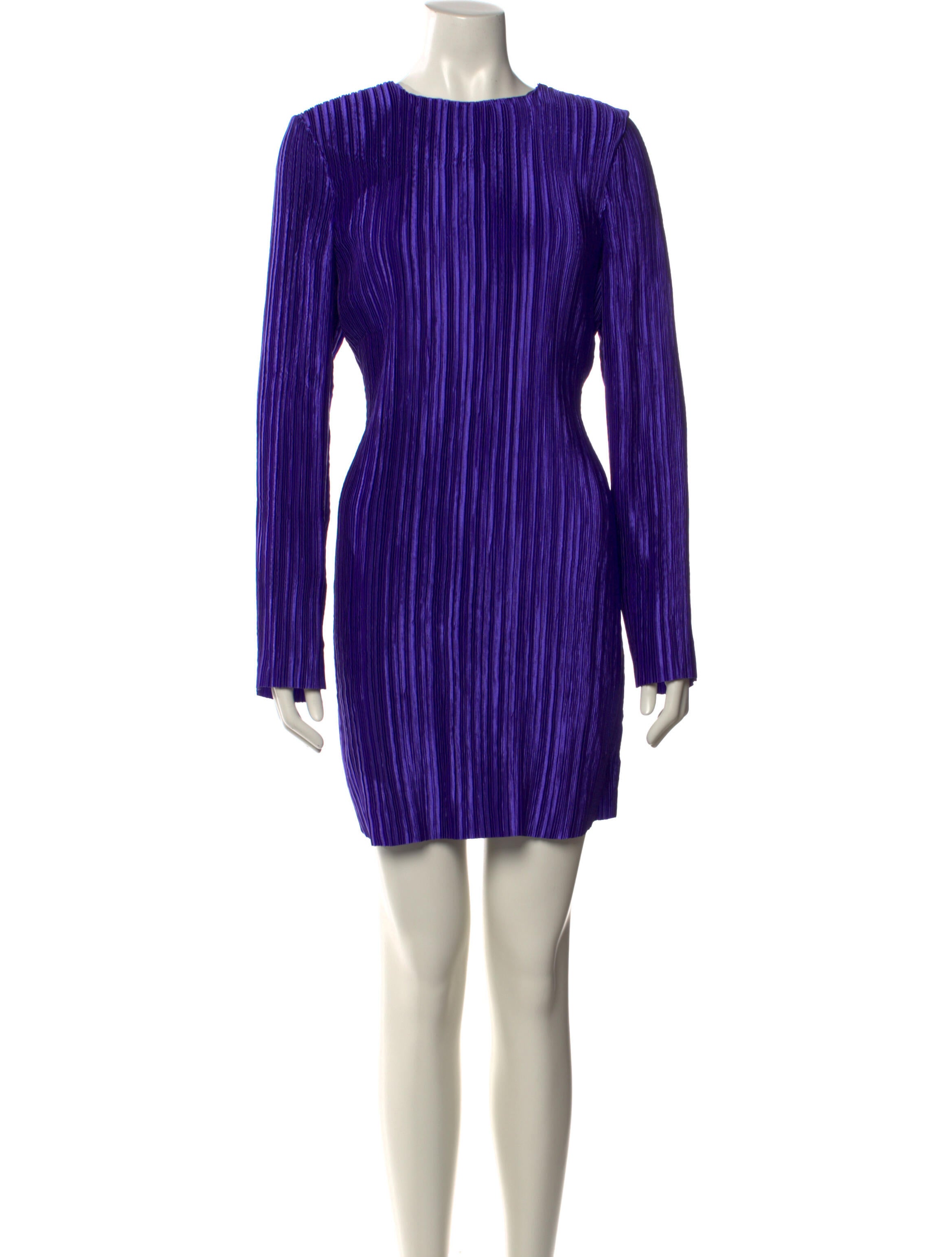 Tibi Crew Neck Mini Dress