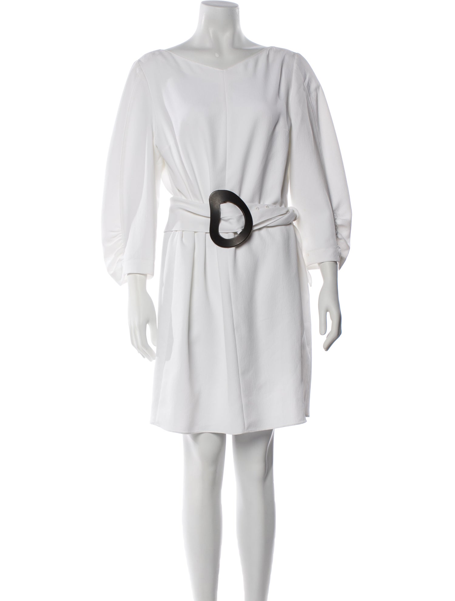 Tibi Scoop Neck Mini Dress