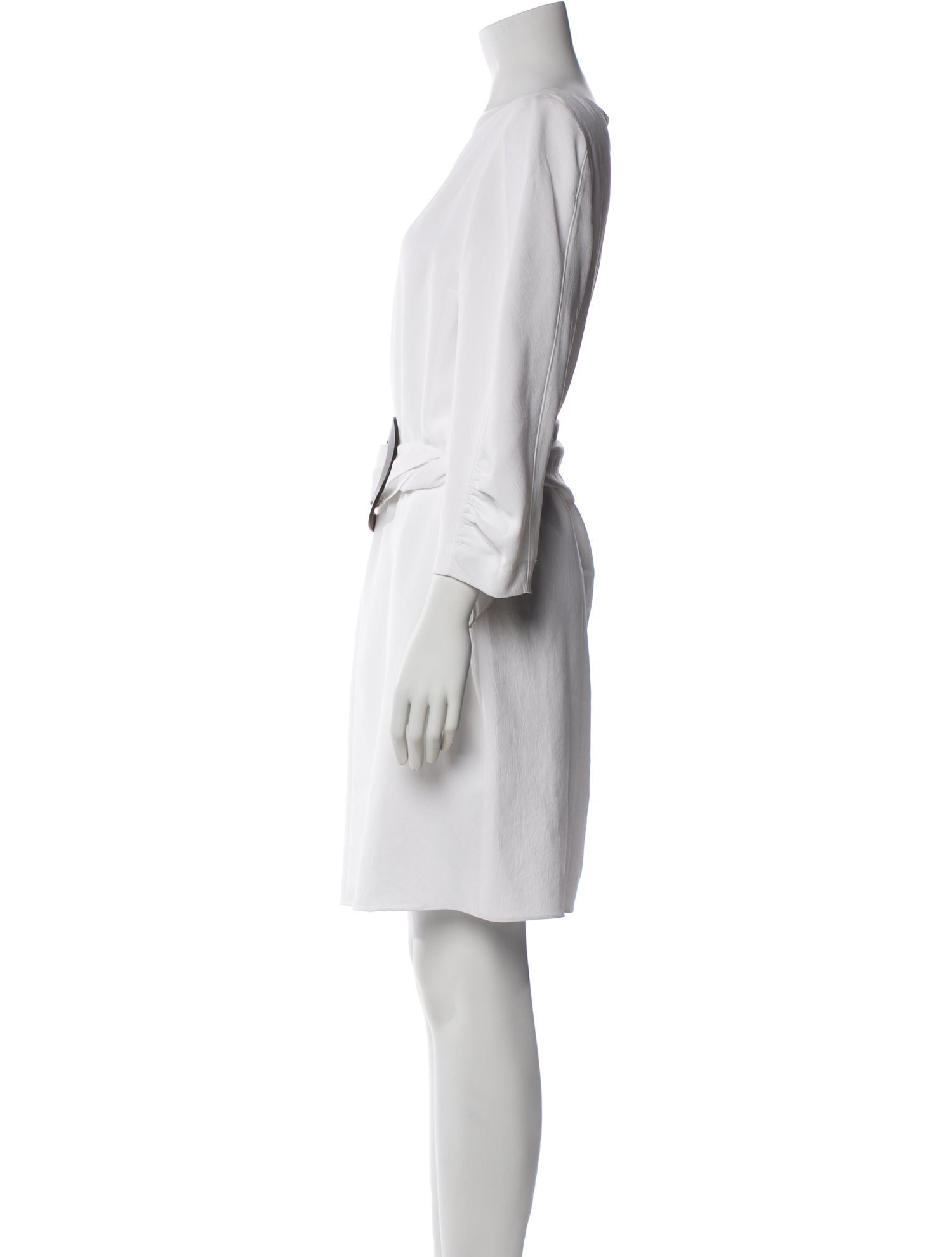 Tibi Scoop Neck Mini Dress